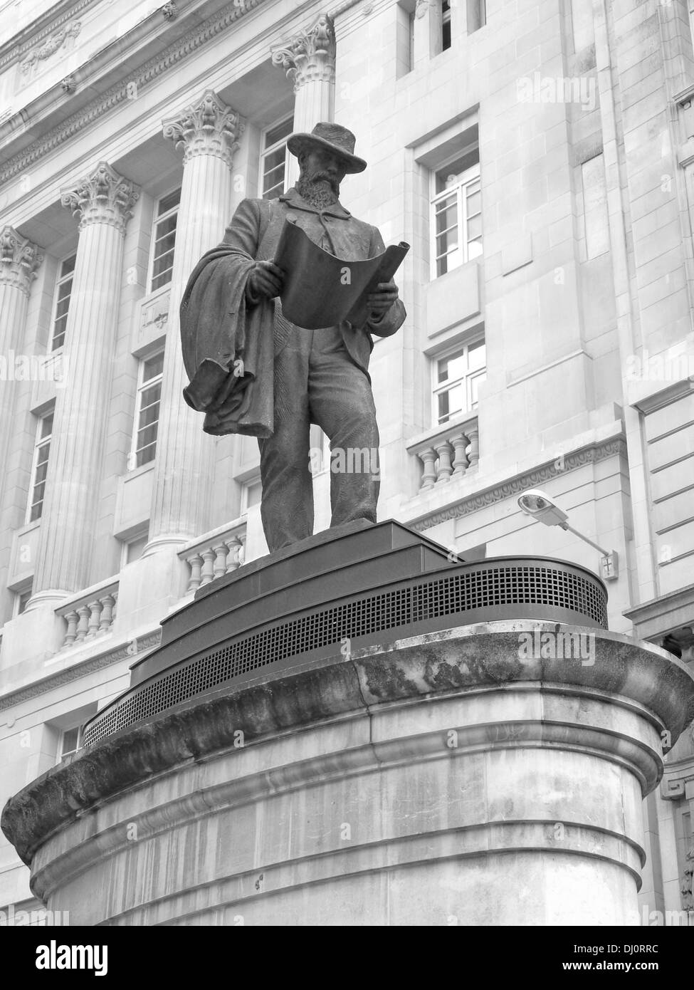 -Des statues dans London- Royaume-Uni. Banque D'Images