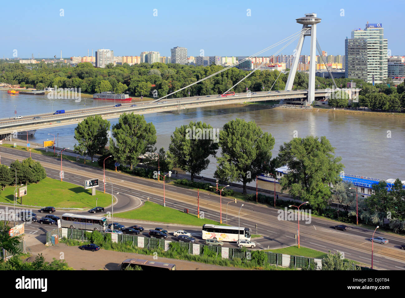 Pont SNP, Bratislava, Slovaquie Banque D'Images