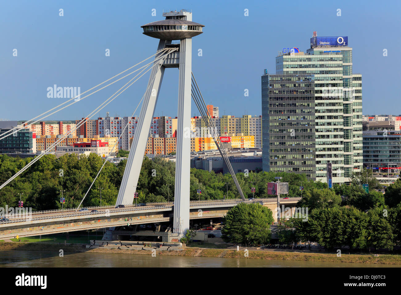 Pont SNP, Bratislava, Slovaquie Banque D'Images