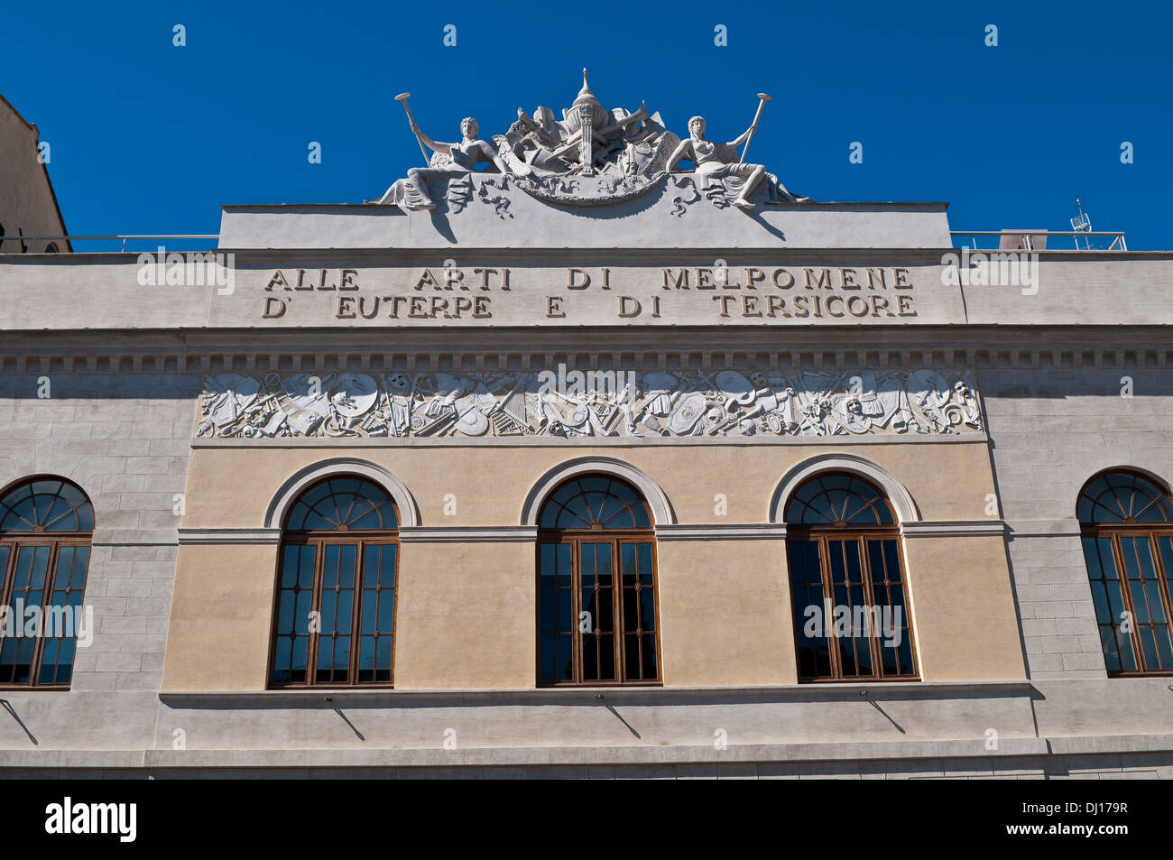 Teatro Argentina, 18e siècle opéra et théâtre, Largo di Torre Argentina, Campus Martius, Rome, Italie Banque D'Images
