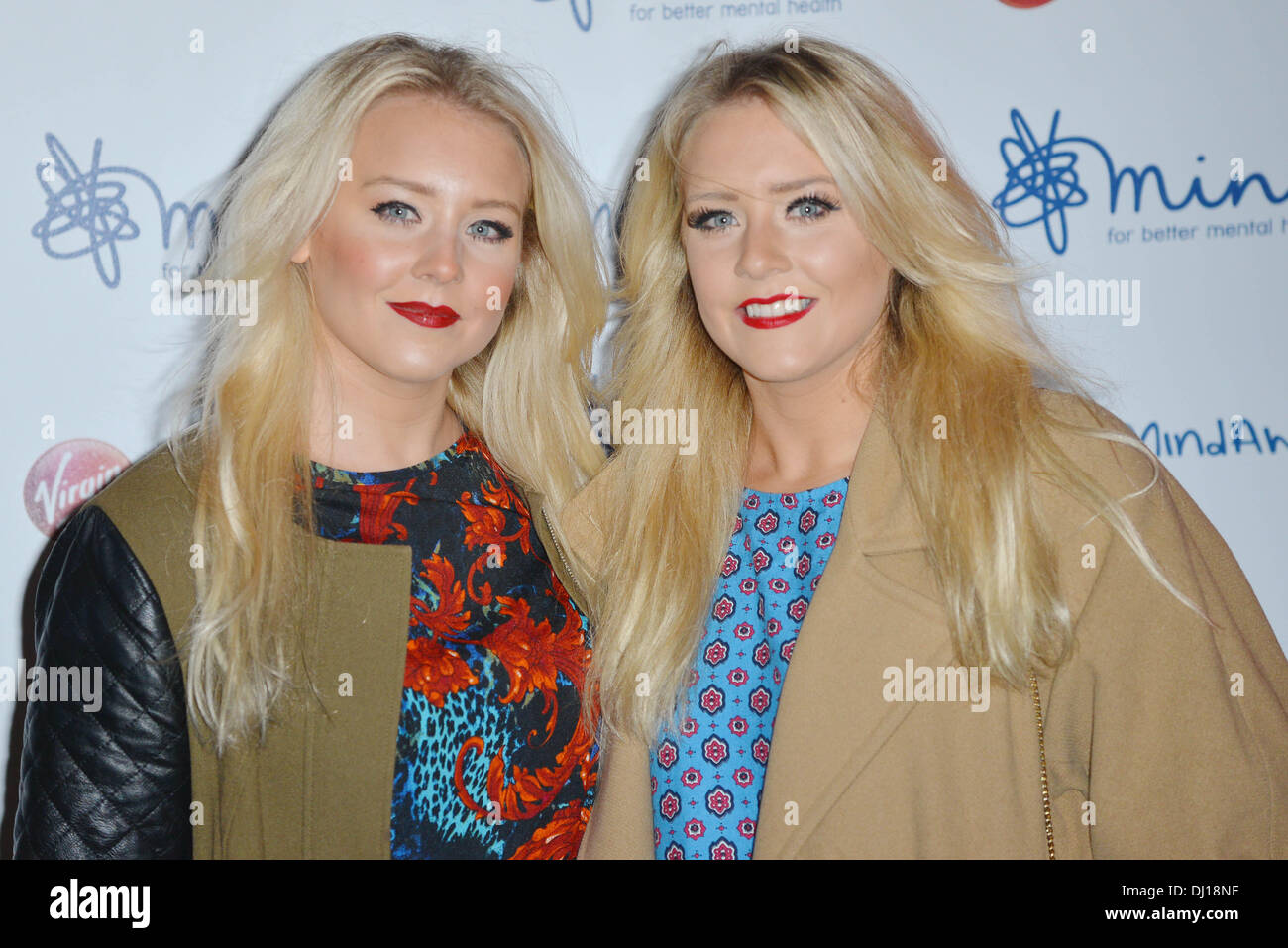 London UK 14th jan 2013 : Photocall : le Mac Twins arrivent à l'esprit Media Awards 2013 Sponsors par Virgin tenue à BFI Southbank à Londres. Credit : Voir Li/Alamy Live News Banque D'Images