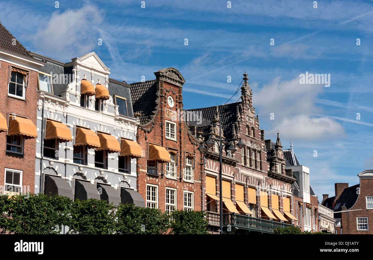 L'architecture néerlandaise, Haarlem, Pays-Bas Banque D'Images