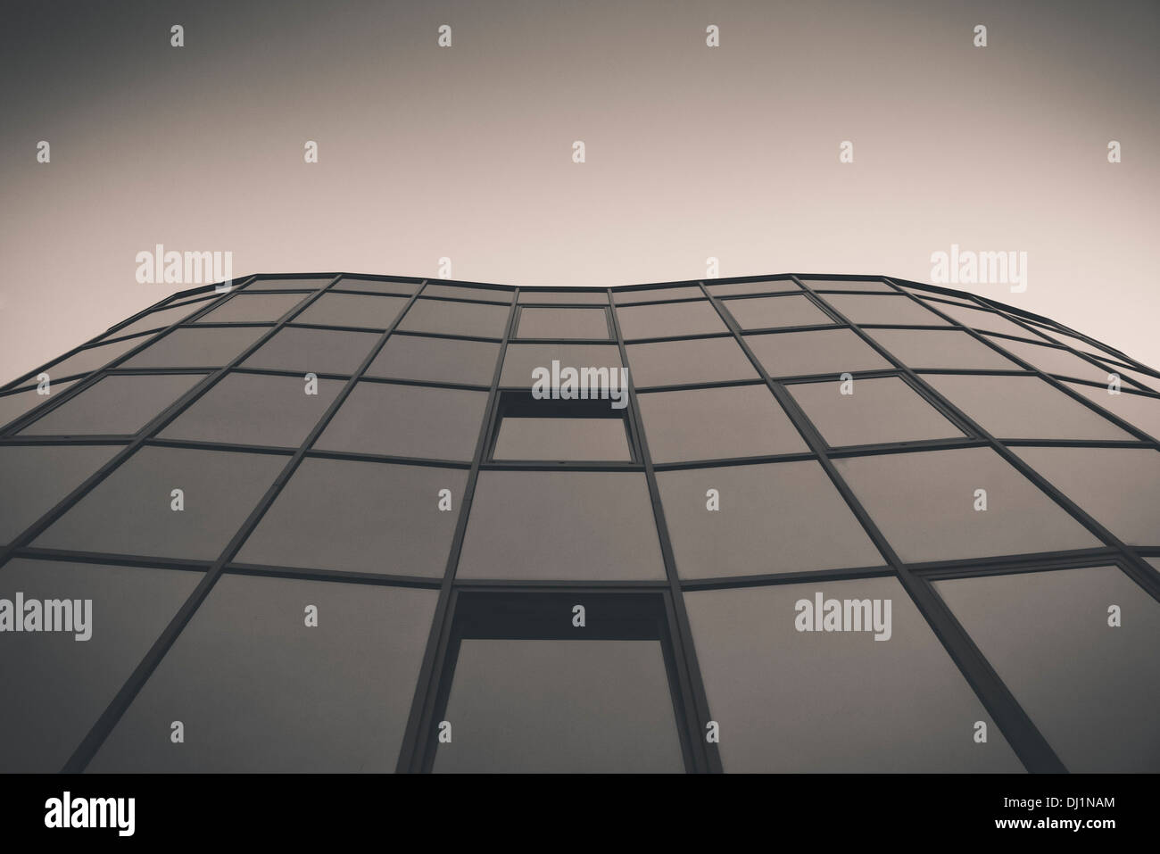 Bâtiment moderne en verre Banque D'Images