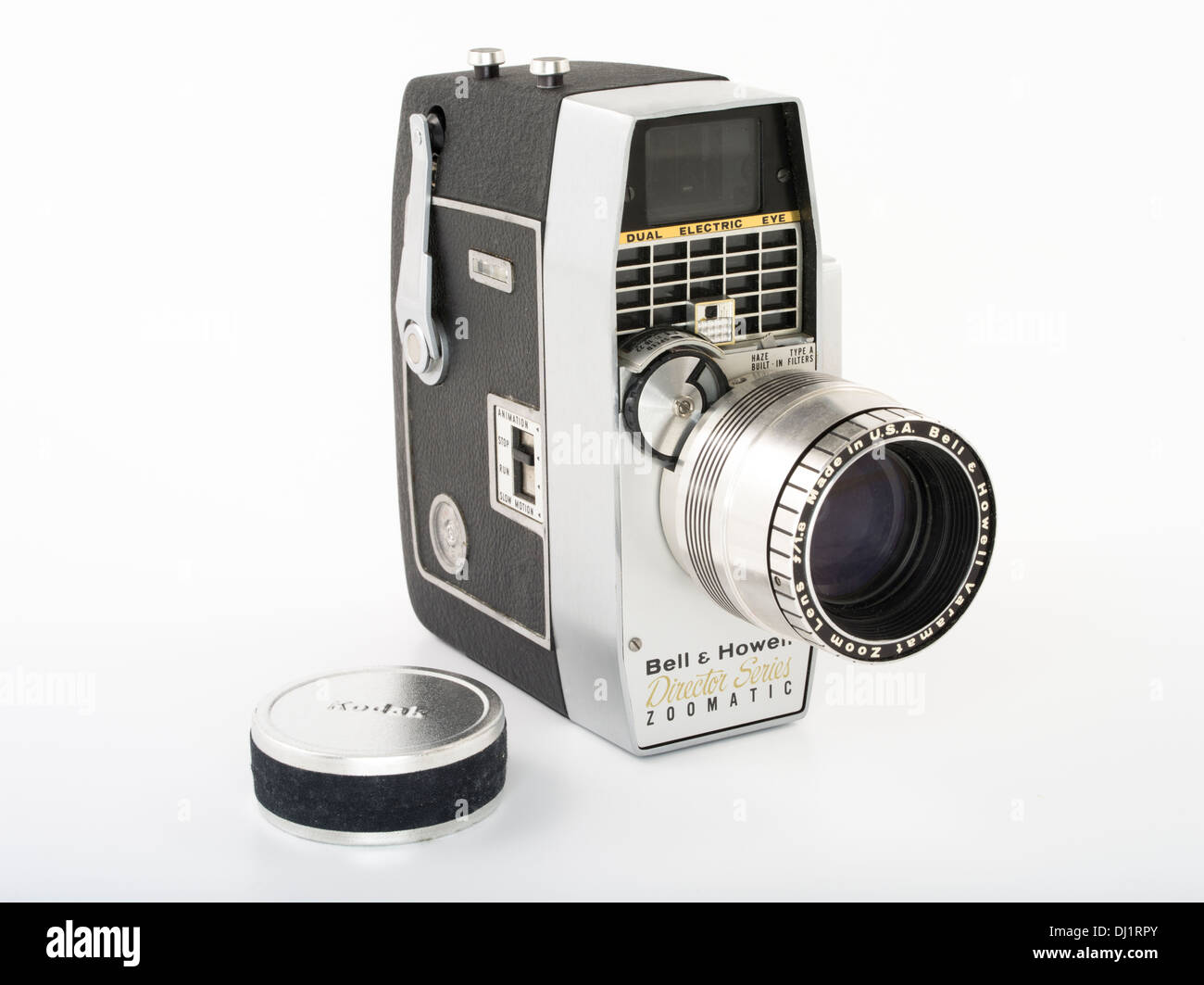 Film de 8 mm Zoomatic de la série Director de Bell & Howell 414PD Appareil photo modèle similaire qui a été utilisé dans ZAPRUDER film de Assassinat de JFK Banque D'Images