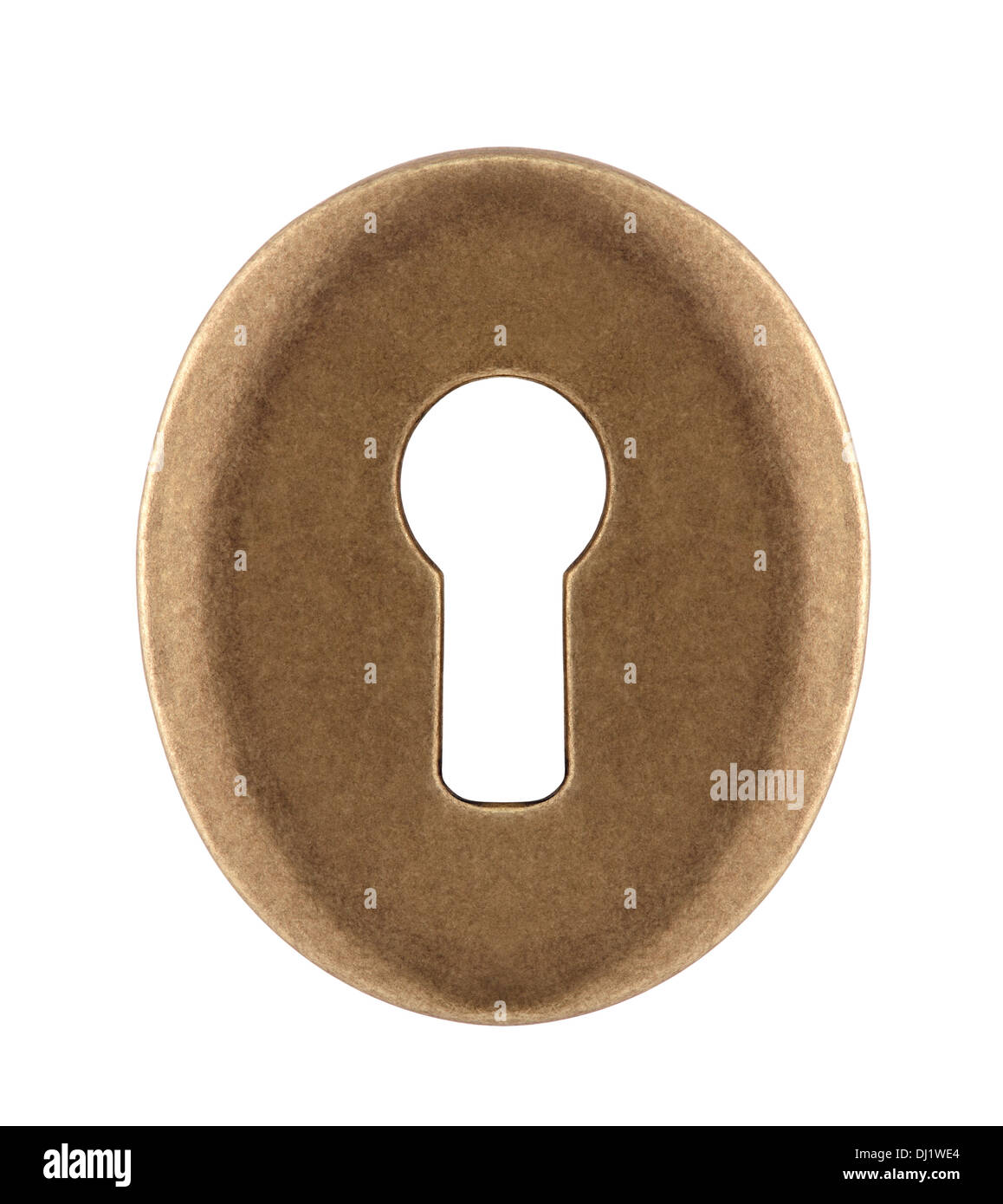 Keyhole isolated on white with clipping path Banque D'Images