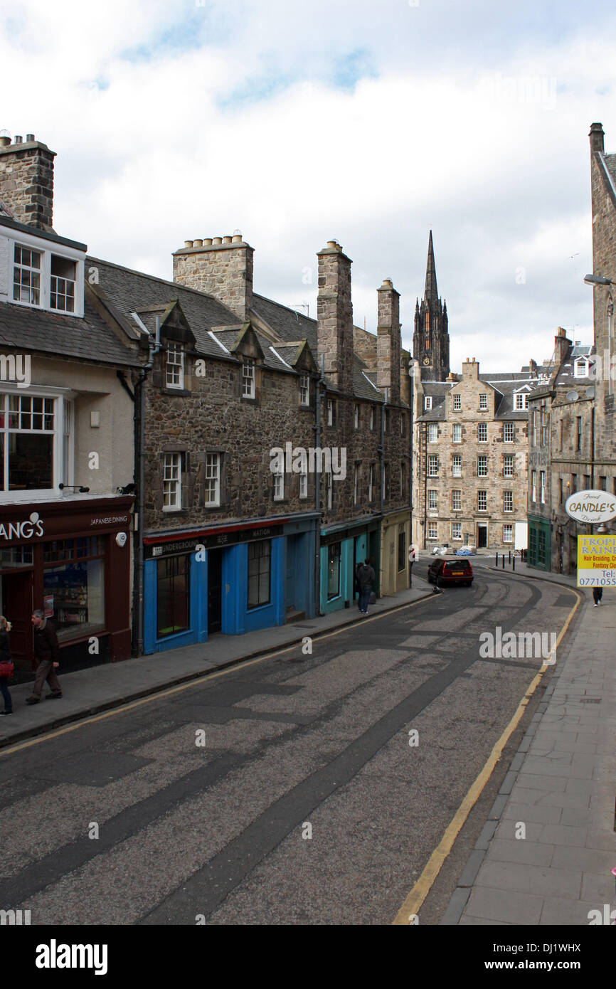 Ecosse : centre historique d'Édimbourg Banque D'Images