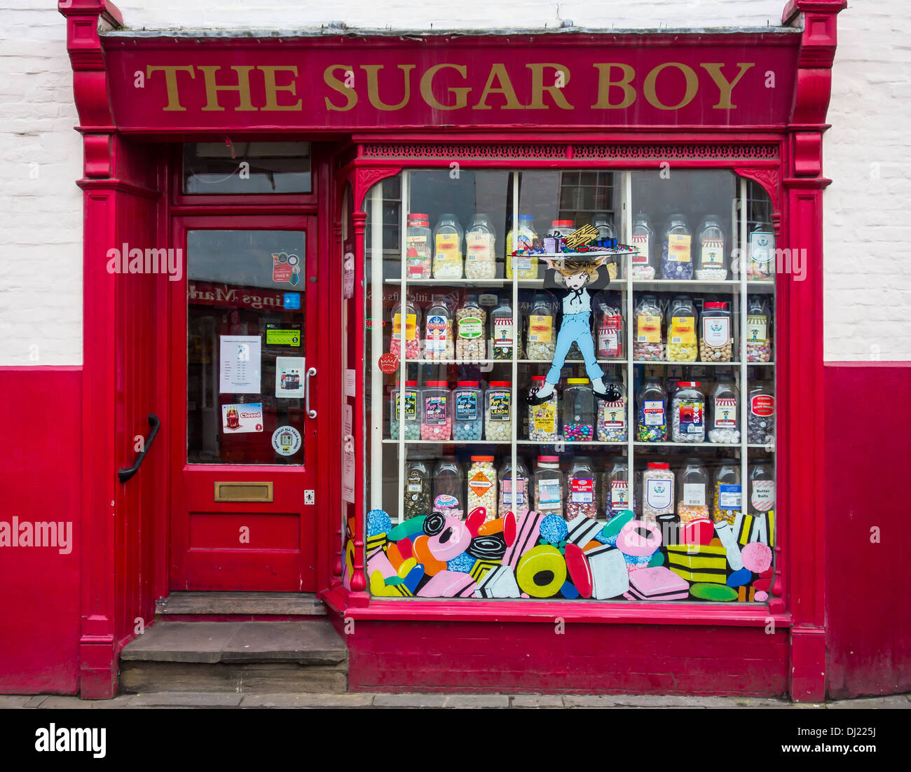 Traditionnel à l'ancienne bonbons Sweet Shop Banque D'Images