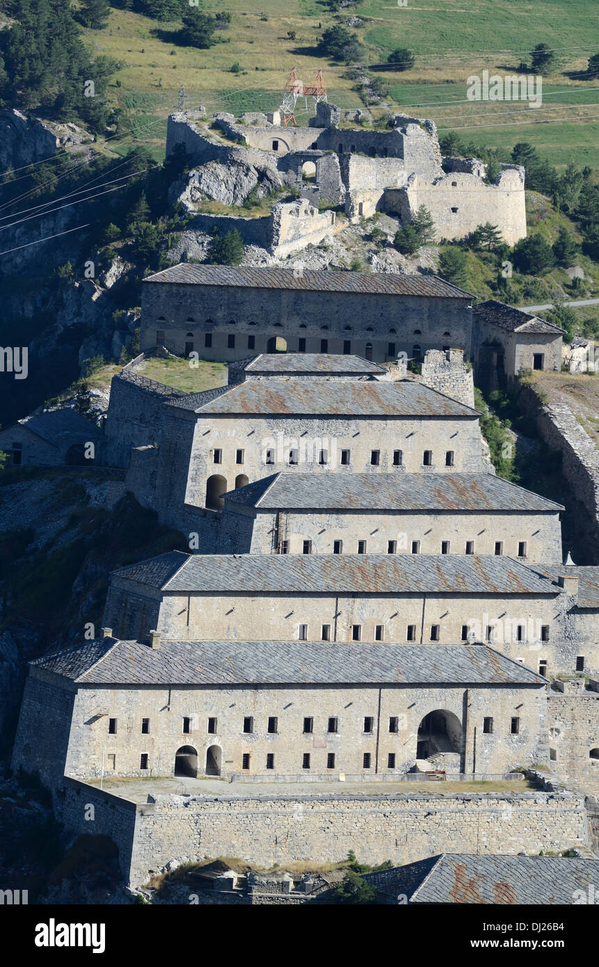 Fort Victor-Emmanuel & Esseillon Forts Haute Maurienne Aussois Savoie Alpes Françaises France Banque D'Images