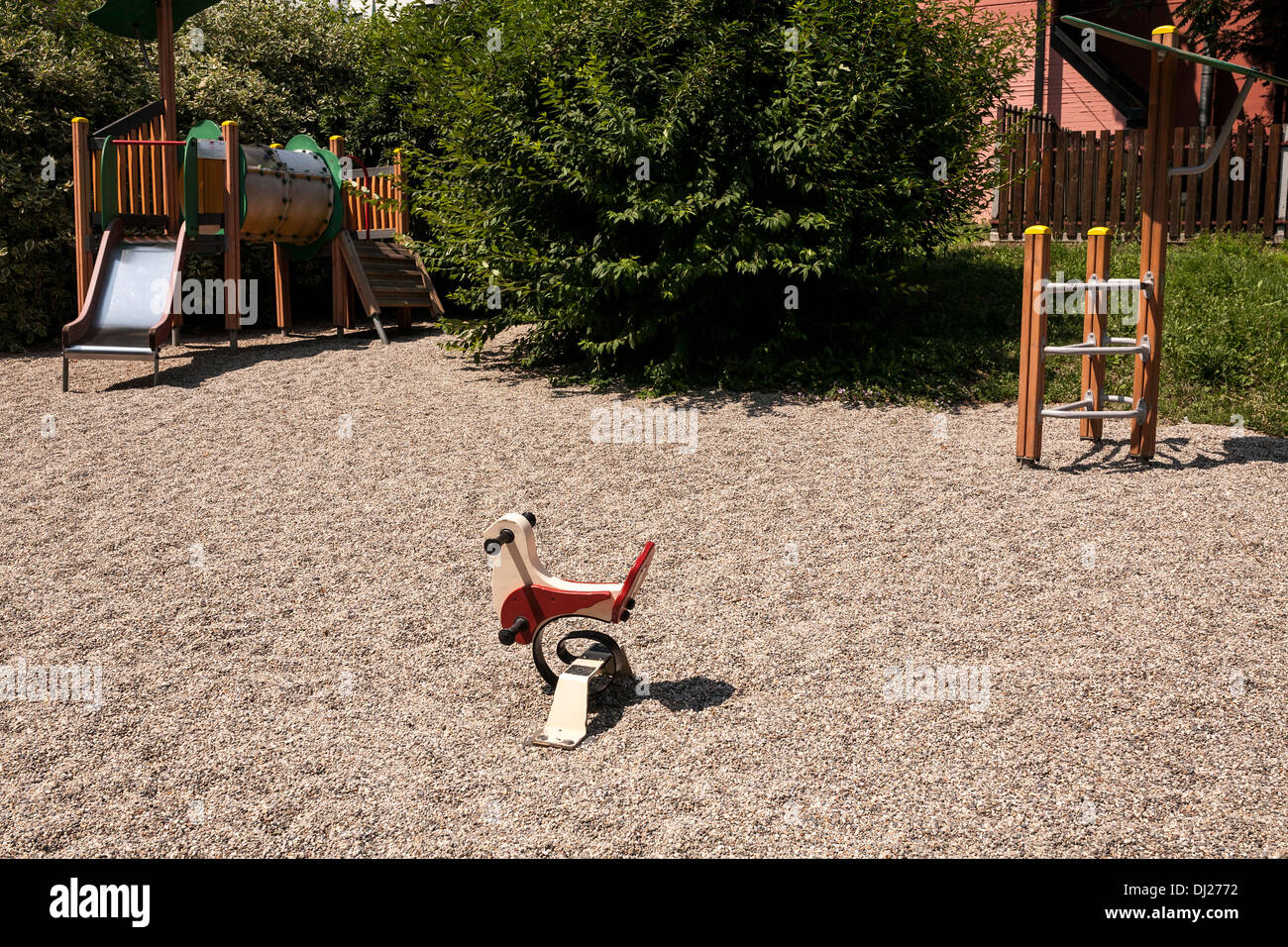 Jeux pour enfants à Maribor, Slovénie Banque D'Images