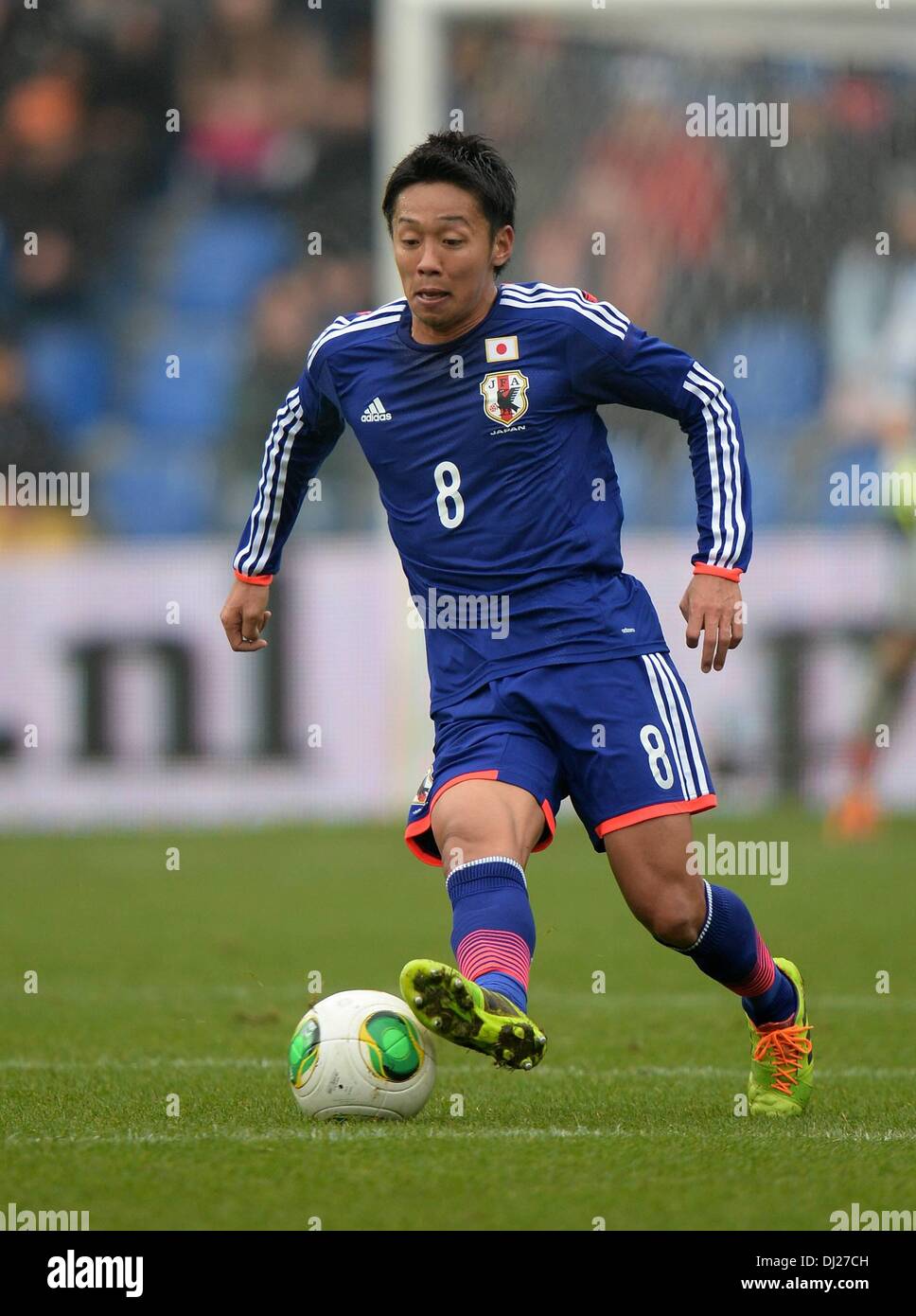 Genk, en Belgique. 16 Nov, 2013. Match amical International de Football Hollande face au Japon. Hiroshi Japan Credit : Action Plus Sport/Alamy Live News Banque D'Images