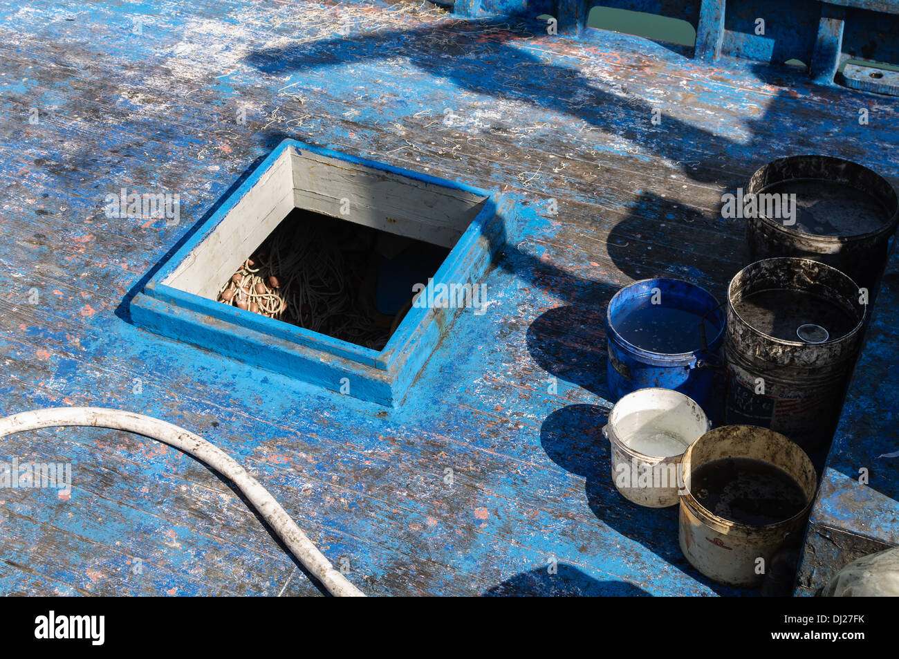 Grado, Italie : bateaux de pêche dans le port de la ville Banque D'Images