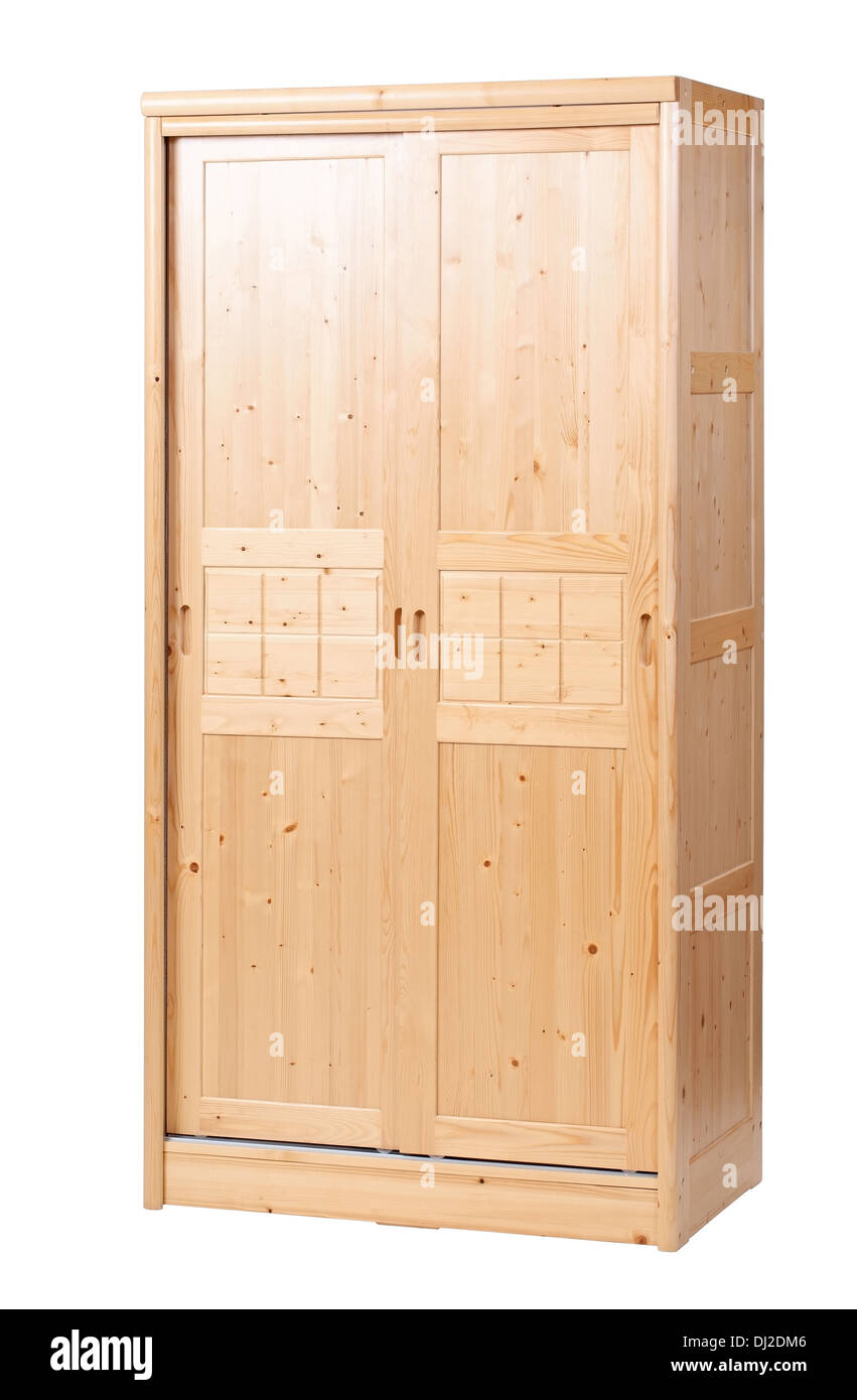 Armoire à deux sections isolated on white, with clipping path Banque D'Images