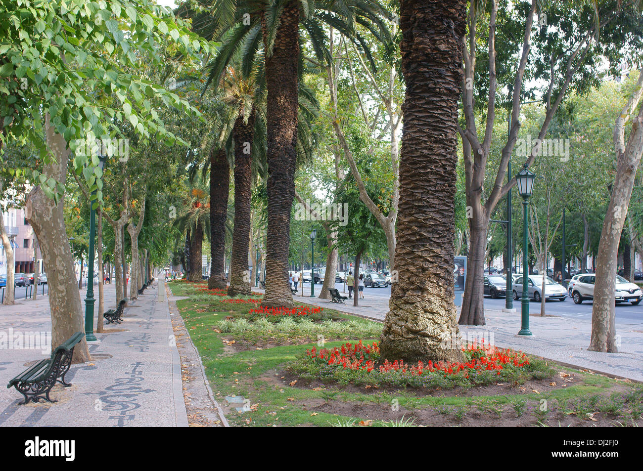 Le centre-ville de Lisbonne, Portugal Banque D'Images