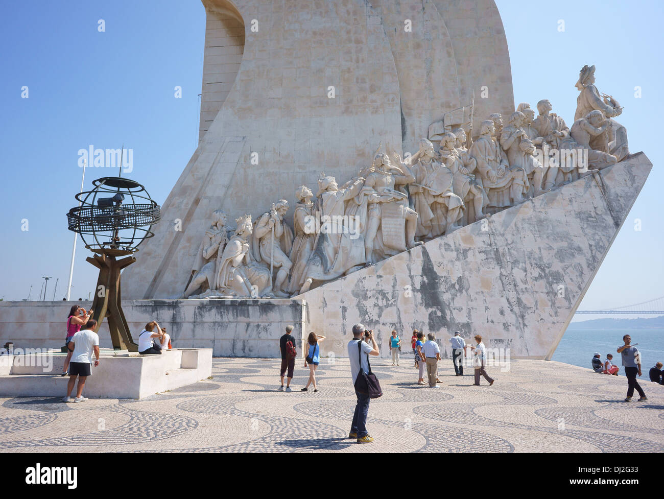 Monument des Découvertes Padrão dos Descobrimentos Lisbonne Lisboa Banque D'Images