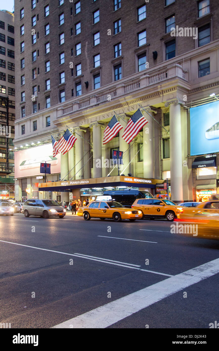 Hôtel New York, 7e Avenue, New York City, États-Unis d'Amérique. Banque D'Images