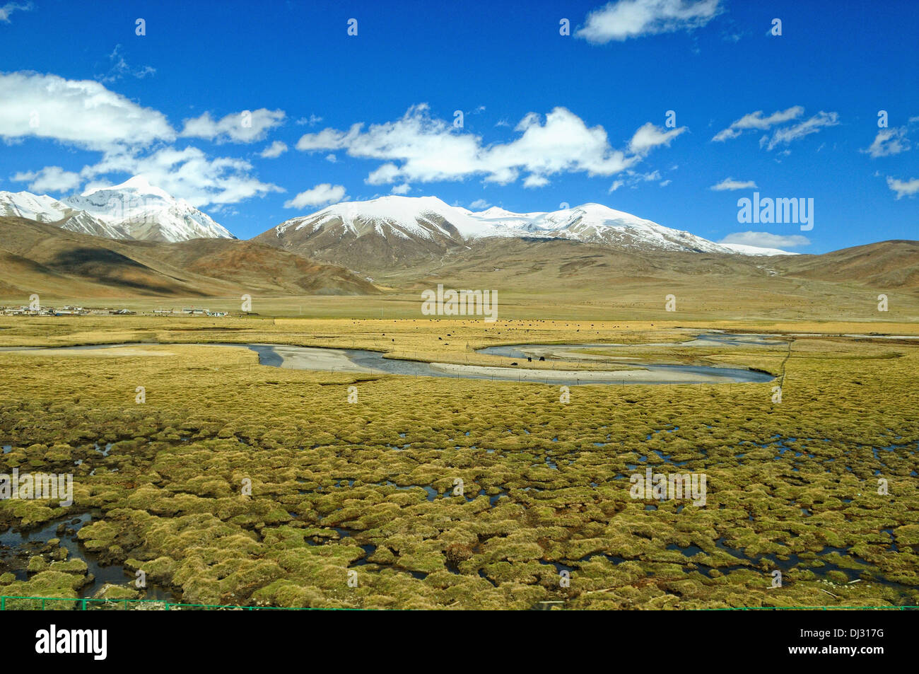 Plateau du Tibet Photo Stock - Alamy