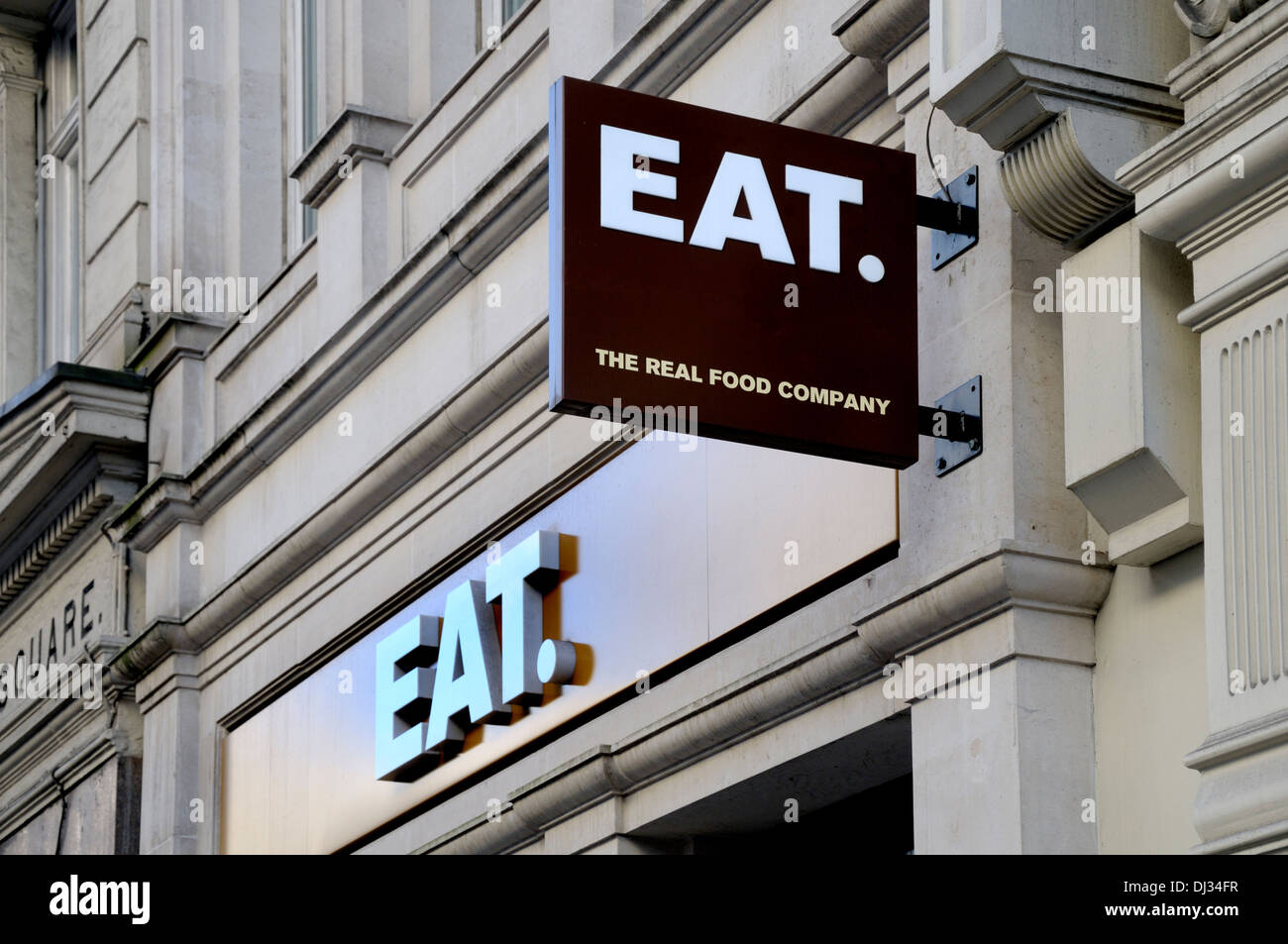 Londres, Angleterre, Royaume-Uni. 'Eat' sandwich shop Banque D'Images