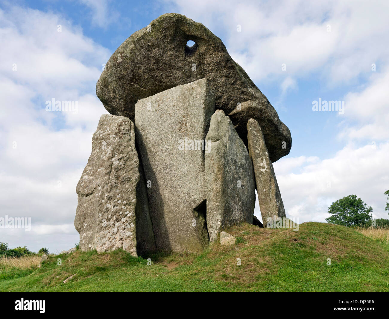 Trethevy Quoit à Cornwall Banque D'Images