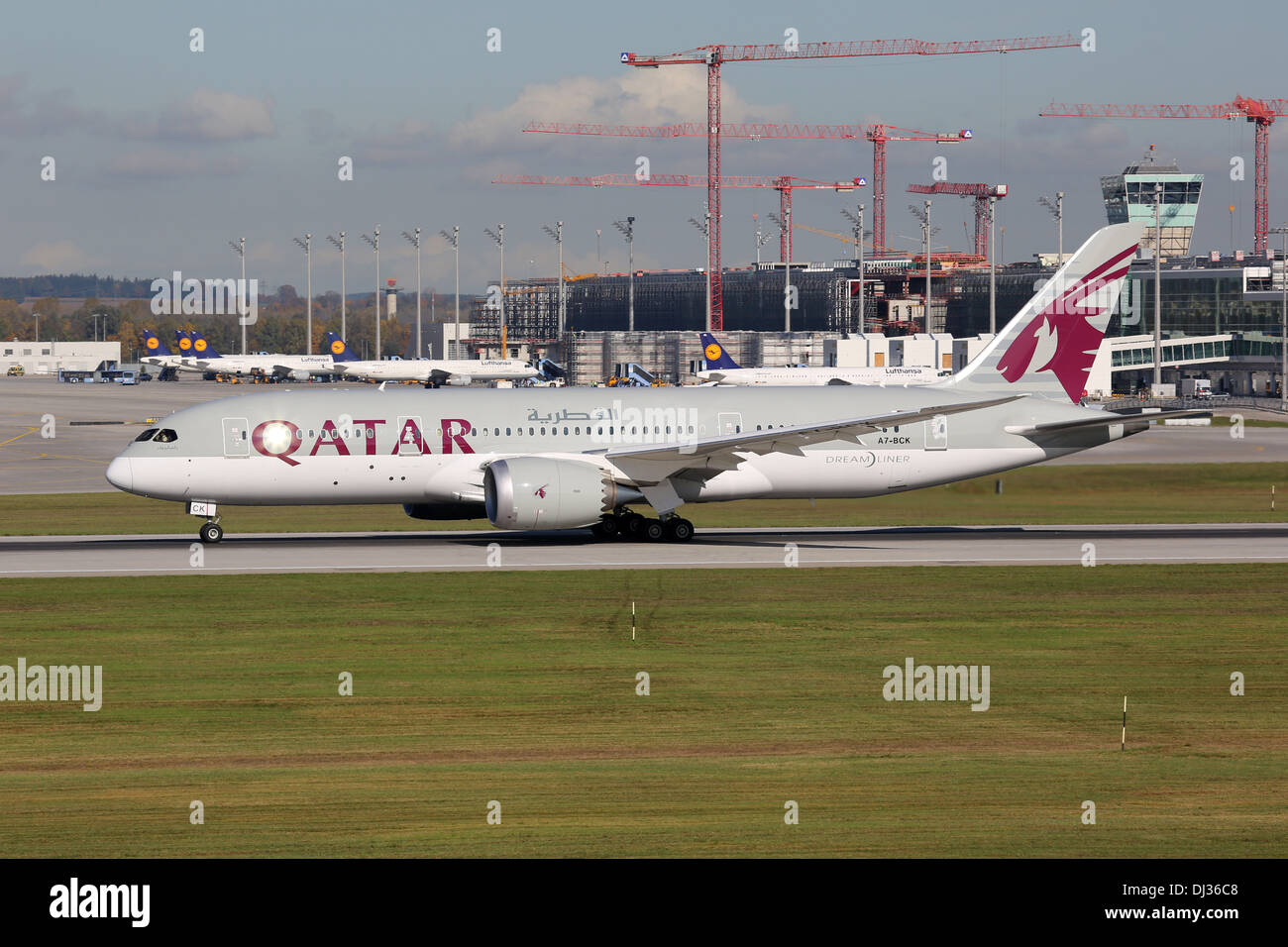 Qatar Airways Boeing 787 Dreamliner Banque D'Images