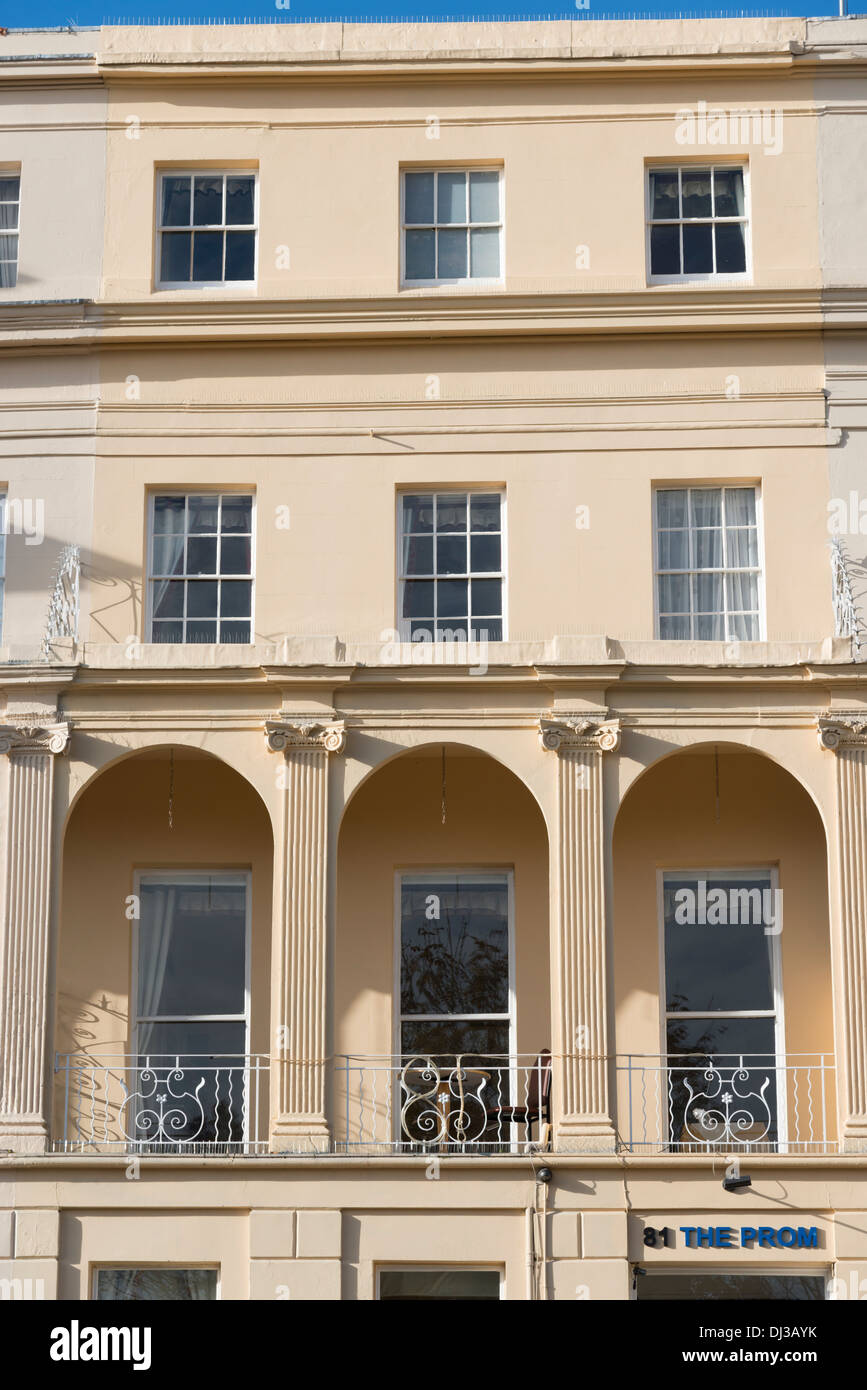 L'architecture de style Régence et bâtiments à Cheltenham UK Banque D'Images