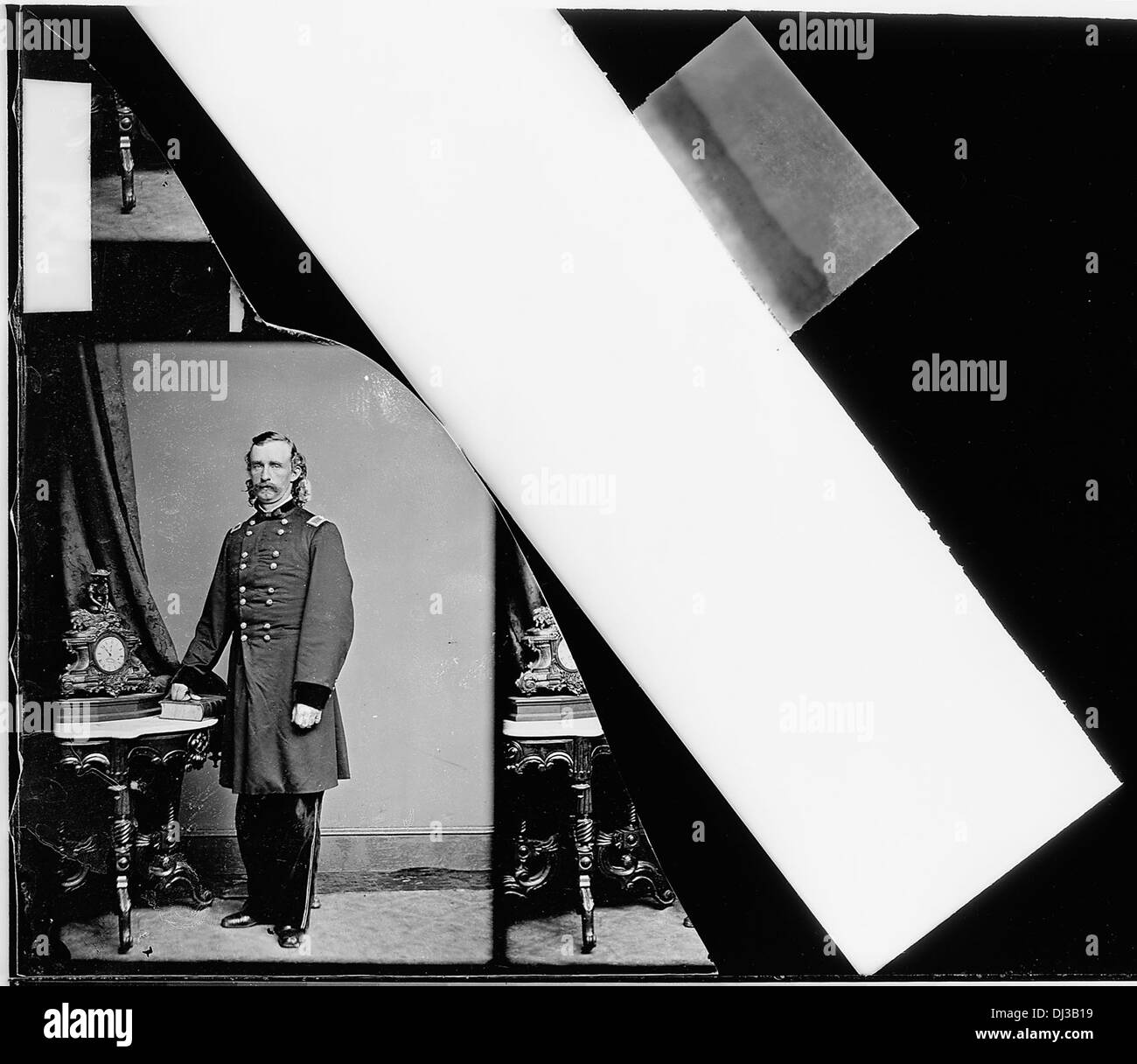Photo Reproduction – Général Custer Et Cavalerie Union (guerre Civile) – 34188