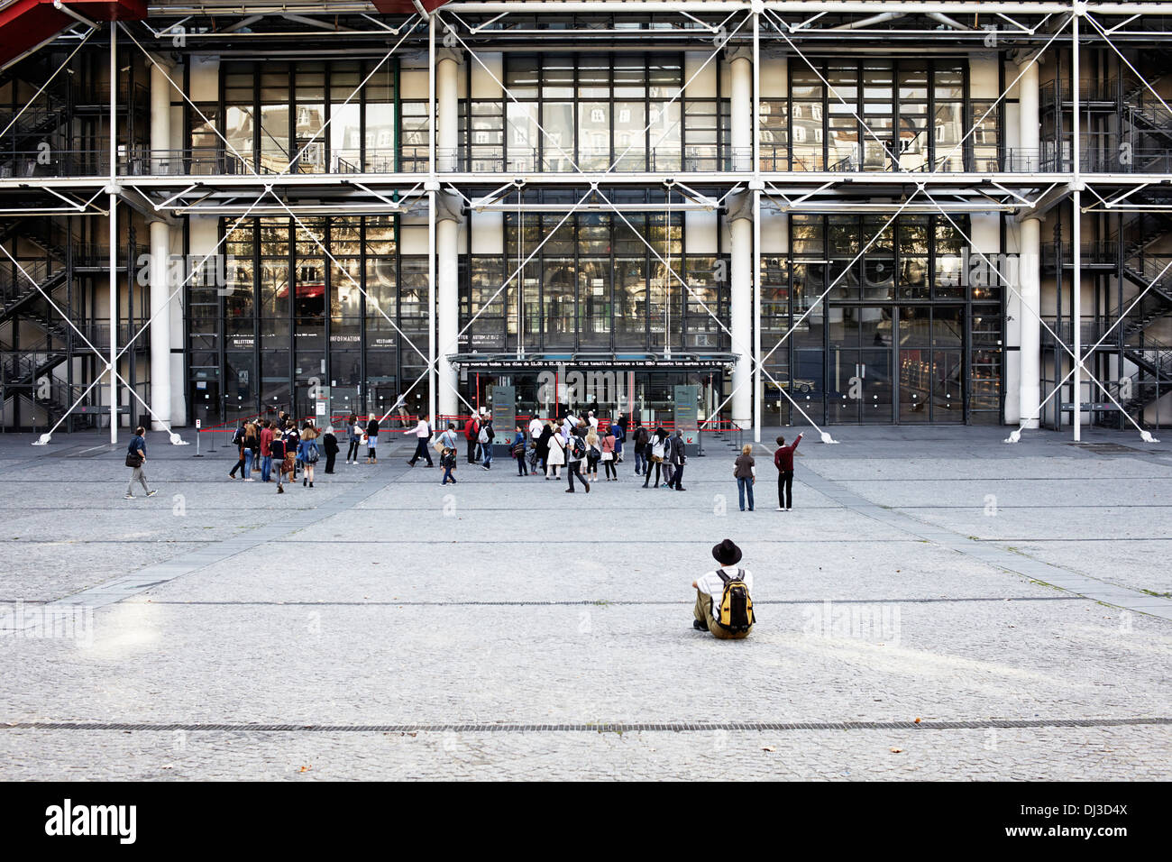Centre Pompidou, Paris Banque D'Images