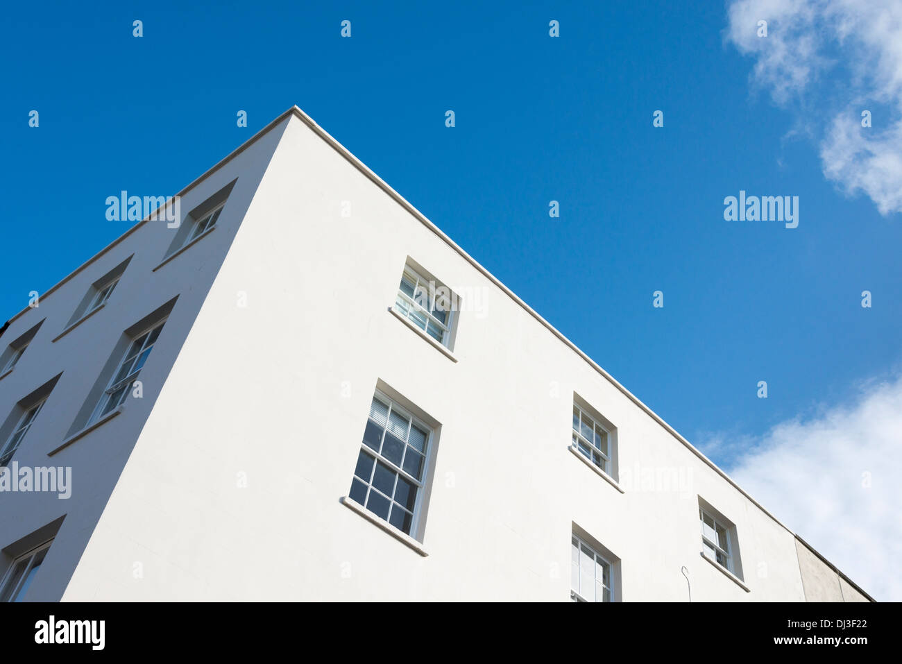 L'architecture de style Régence et bâtiments à Cheltenham UK Banque D'Images