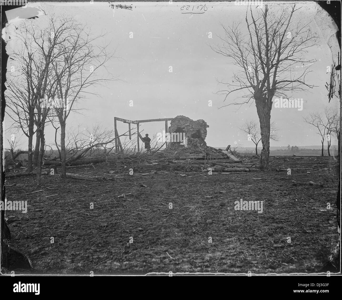 Ruines de Henry House, première bataille de Bull Run 780 Banque D'Images