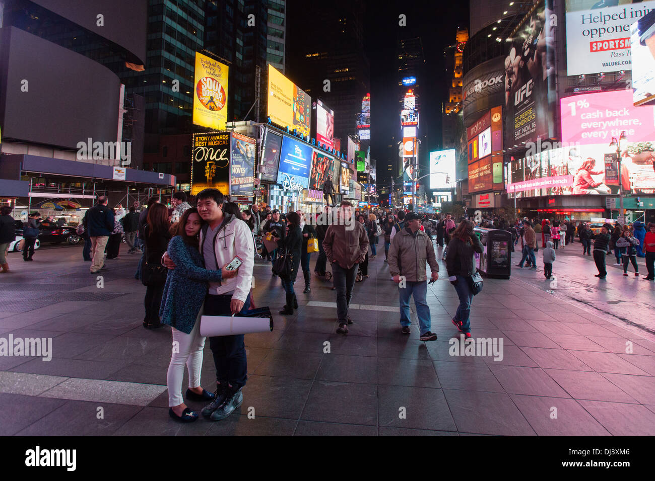 Times Square, New York City, États-Unis d'Amérique. Banque D'Images