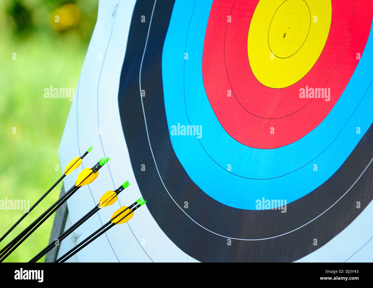 ARC et flèche Banque D'Images