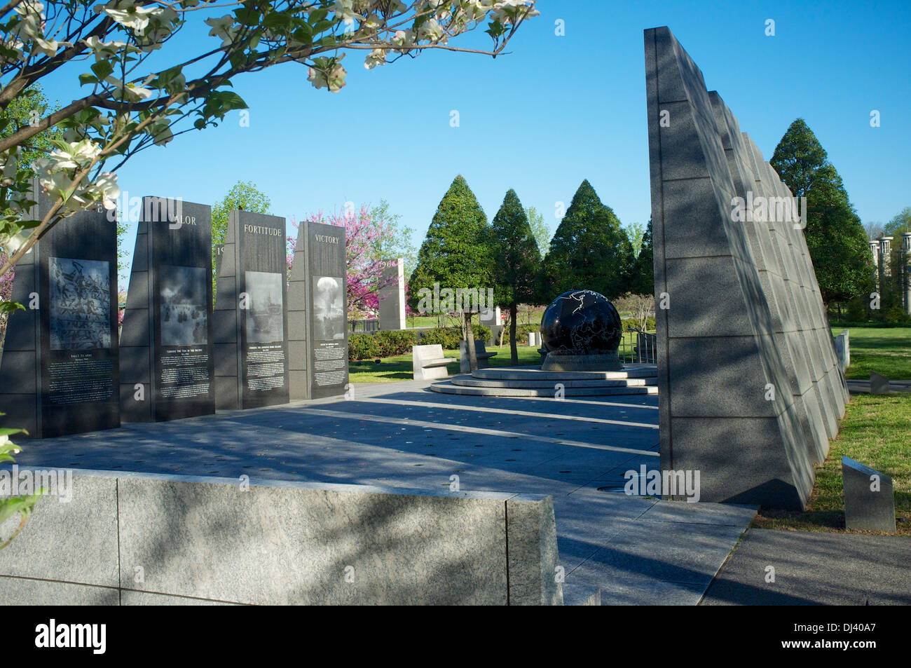 Georgia World War II Memorial Banque D'Images
