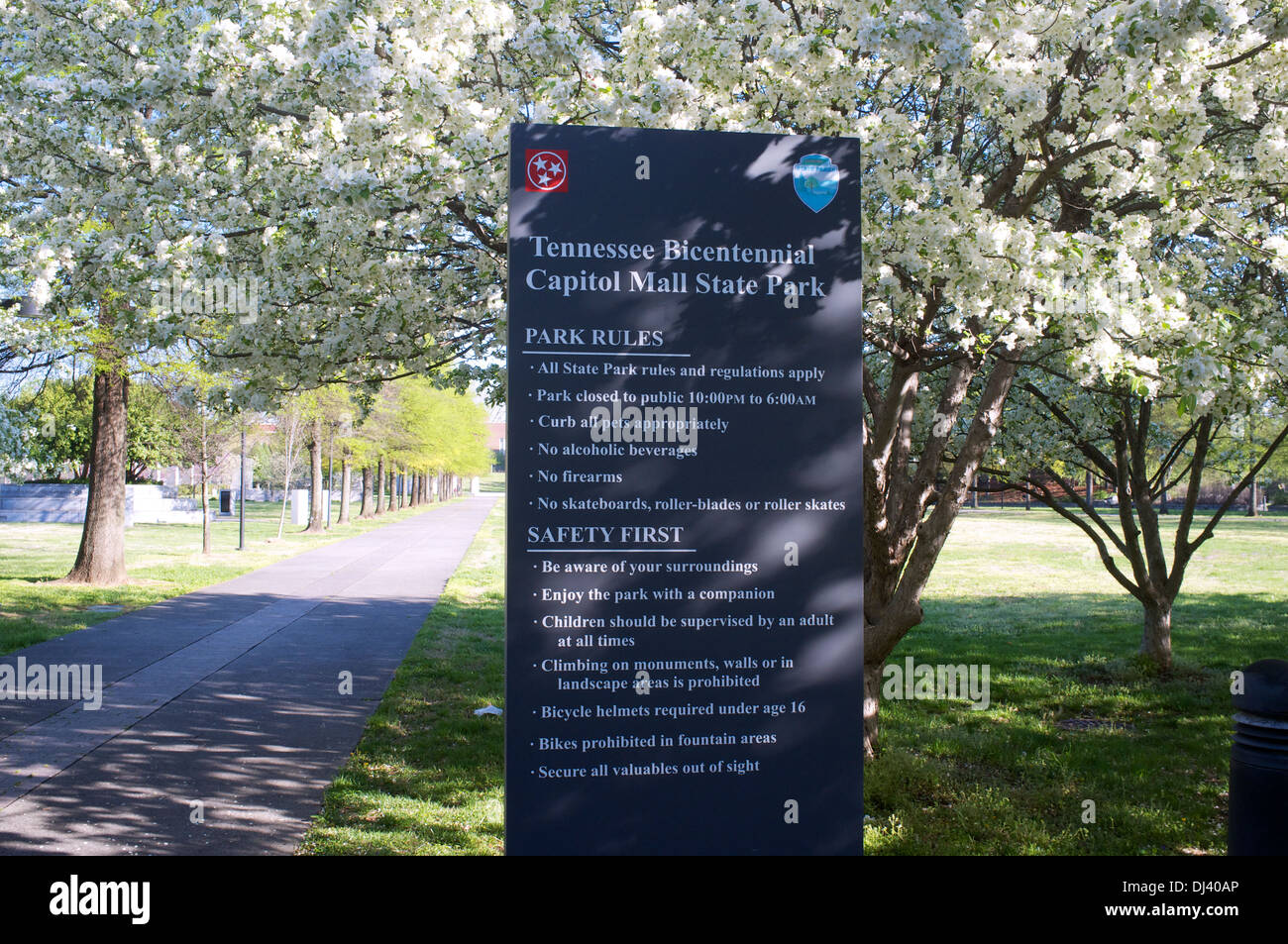 Tennessee Capitale Bicentenaire Mall State Park Banque D'Images
