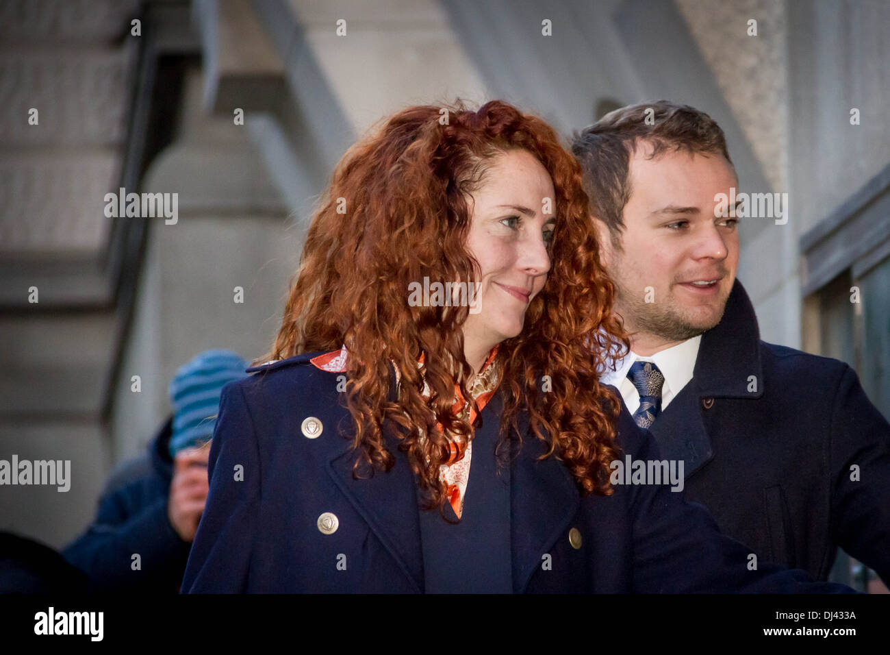 Rebekah Brooks arrive à Old Bailey court de Londres Banque D'Images