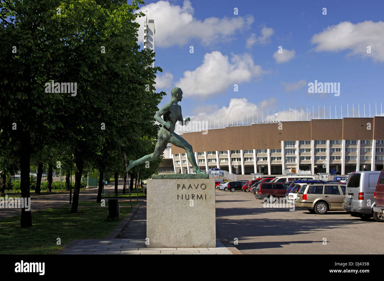 Monument à la marathonienne Paavo Nurmi Banque D'Images
