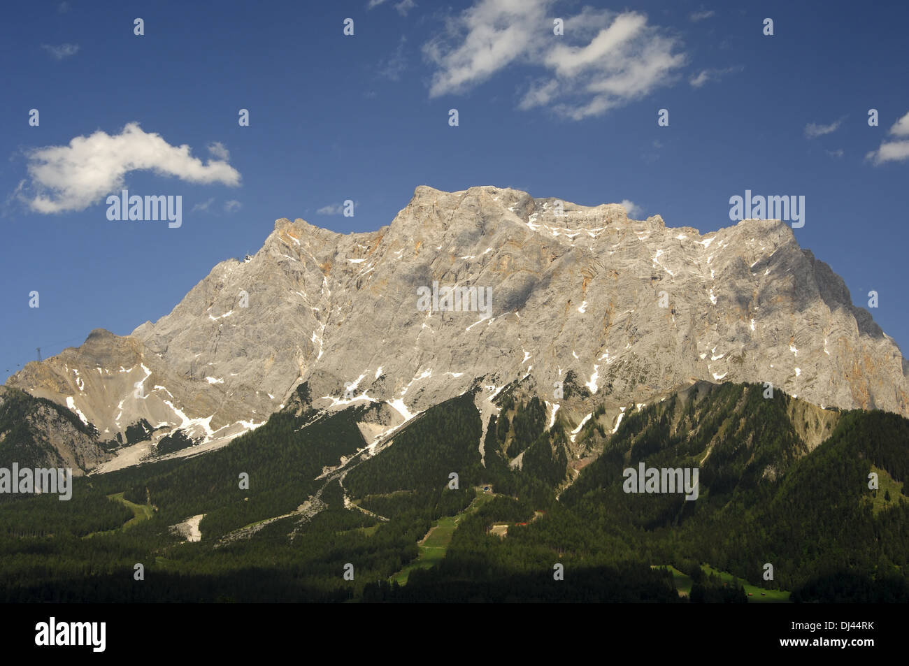 Mt. Près de Zugspitze Ehrwald, Tyrol, Autriche Banque D'Images