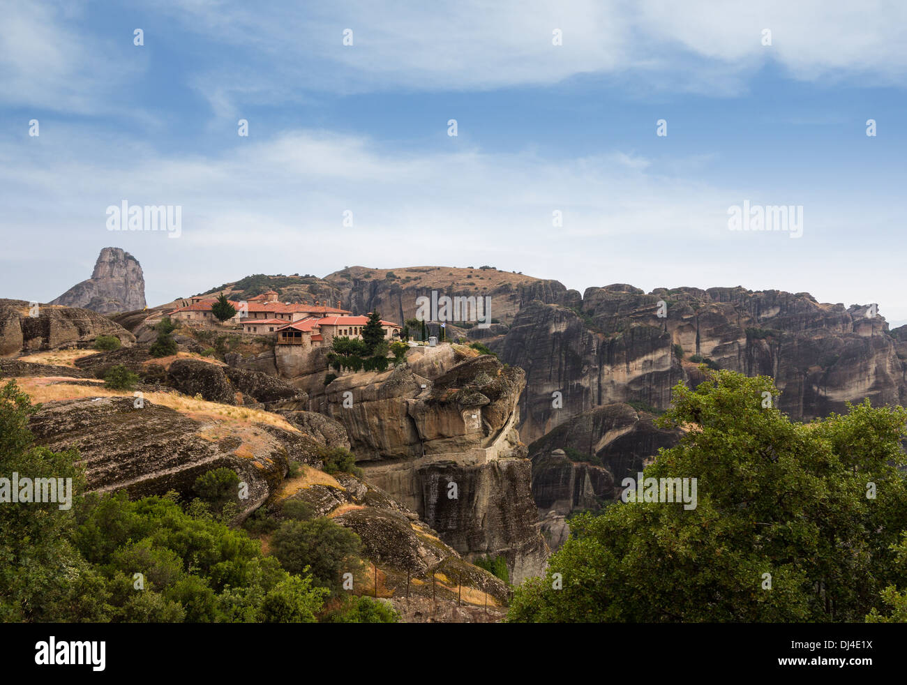 Le monastère de Varlaam, les météores en Grèce Banque D'Images