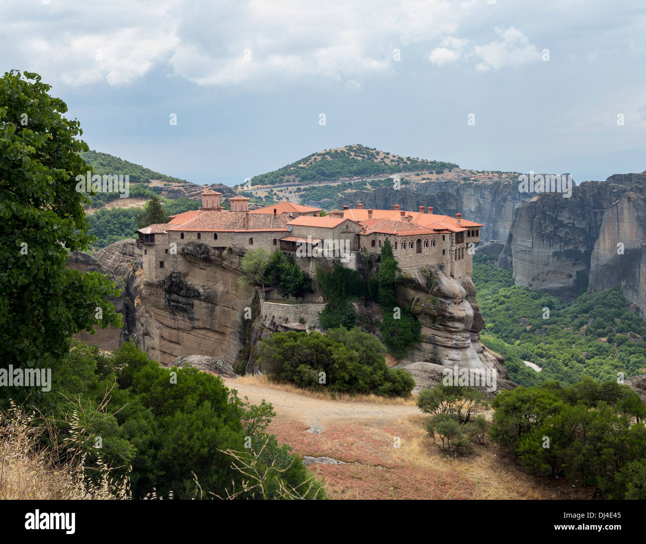 Saint Monastère de Varlaam, les météores en Grèce Banque D'Images