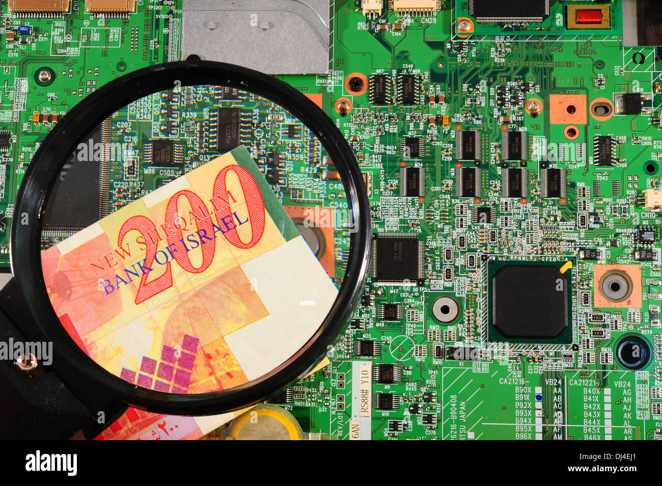 Carte de circuit imprimé Banque D'Images