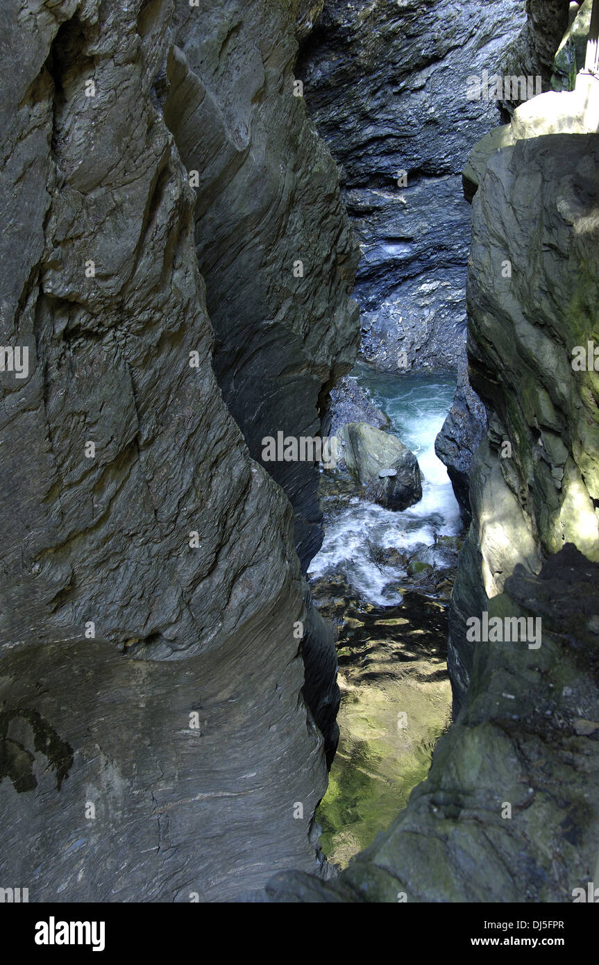 Via Mala Gorge, Suisse Banque D'Images