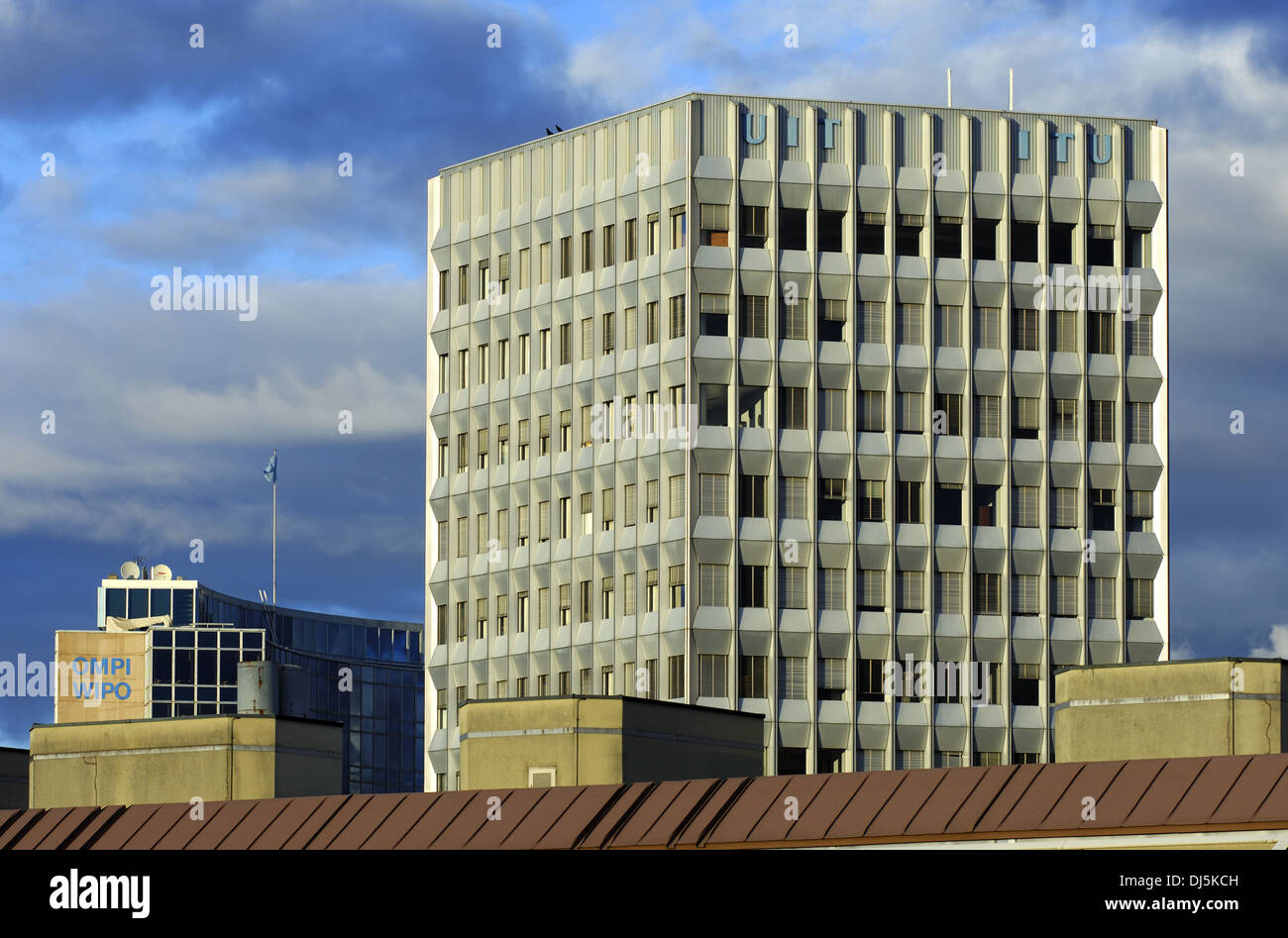 Genève, ville internationale Banque D'Images