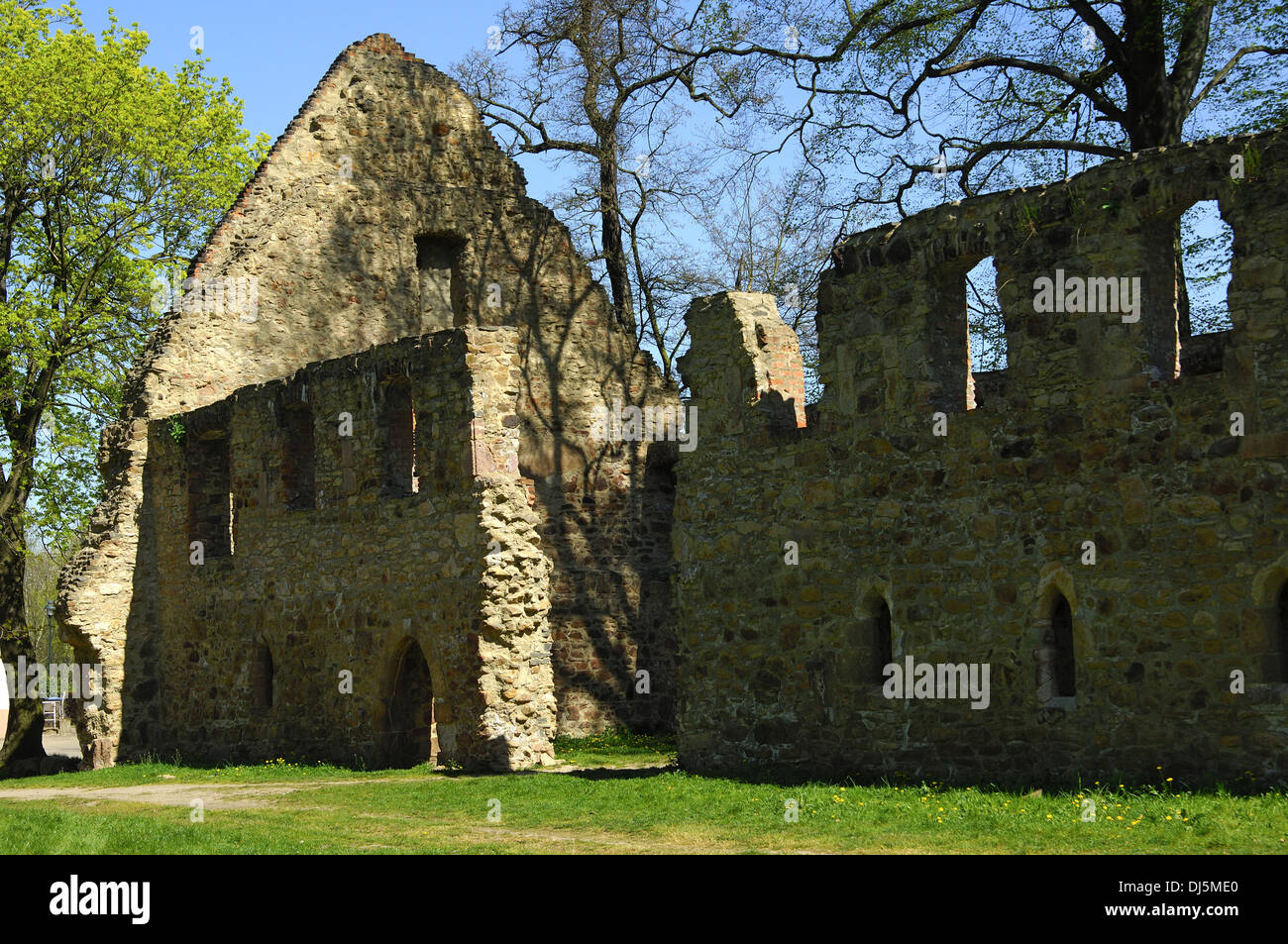 Ruines d'un monastère Banque D'Images