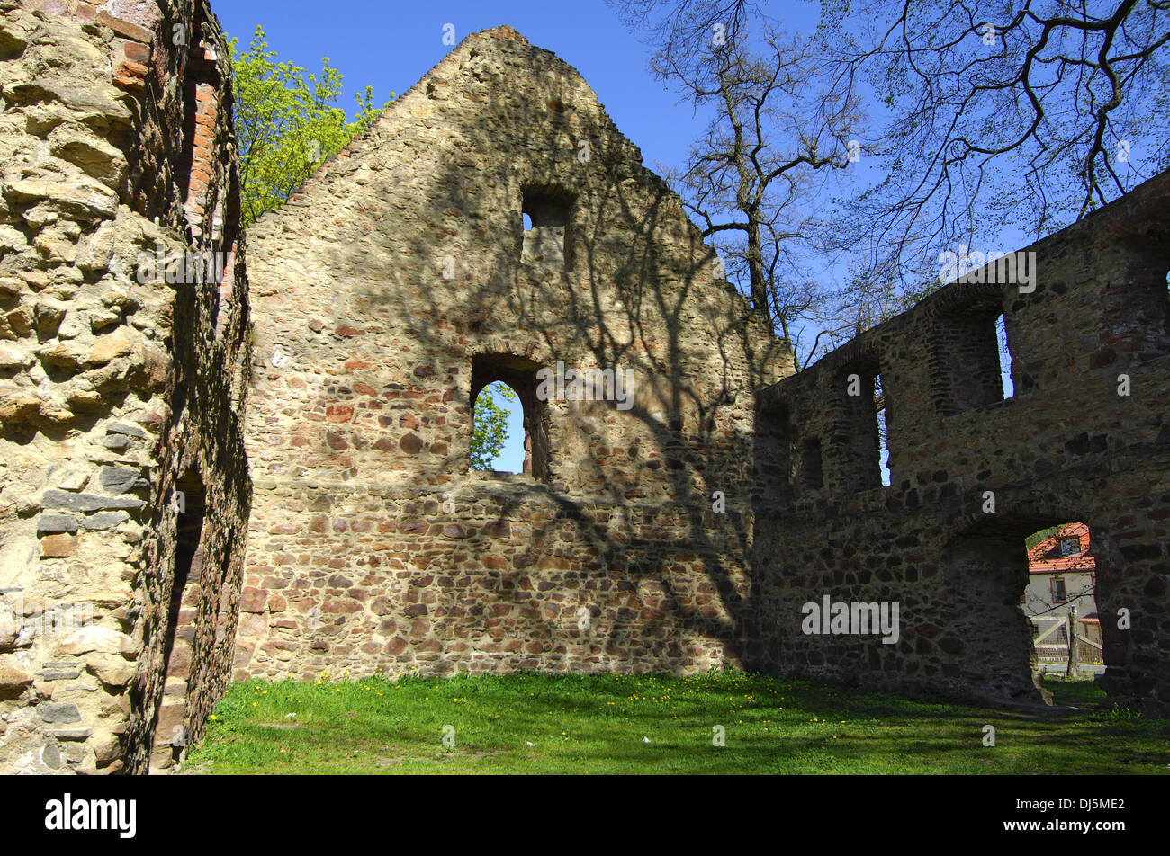 Ruines d'un monastère Banque D'Images