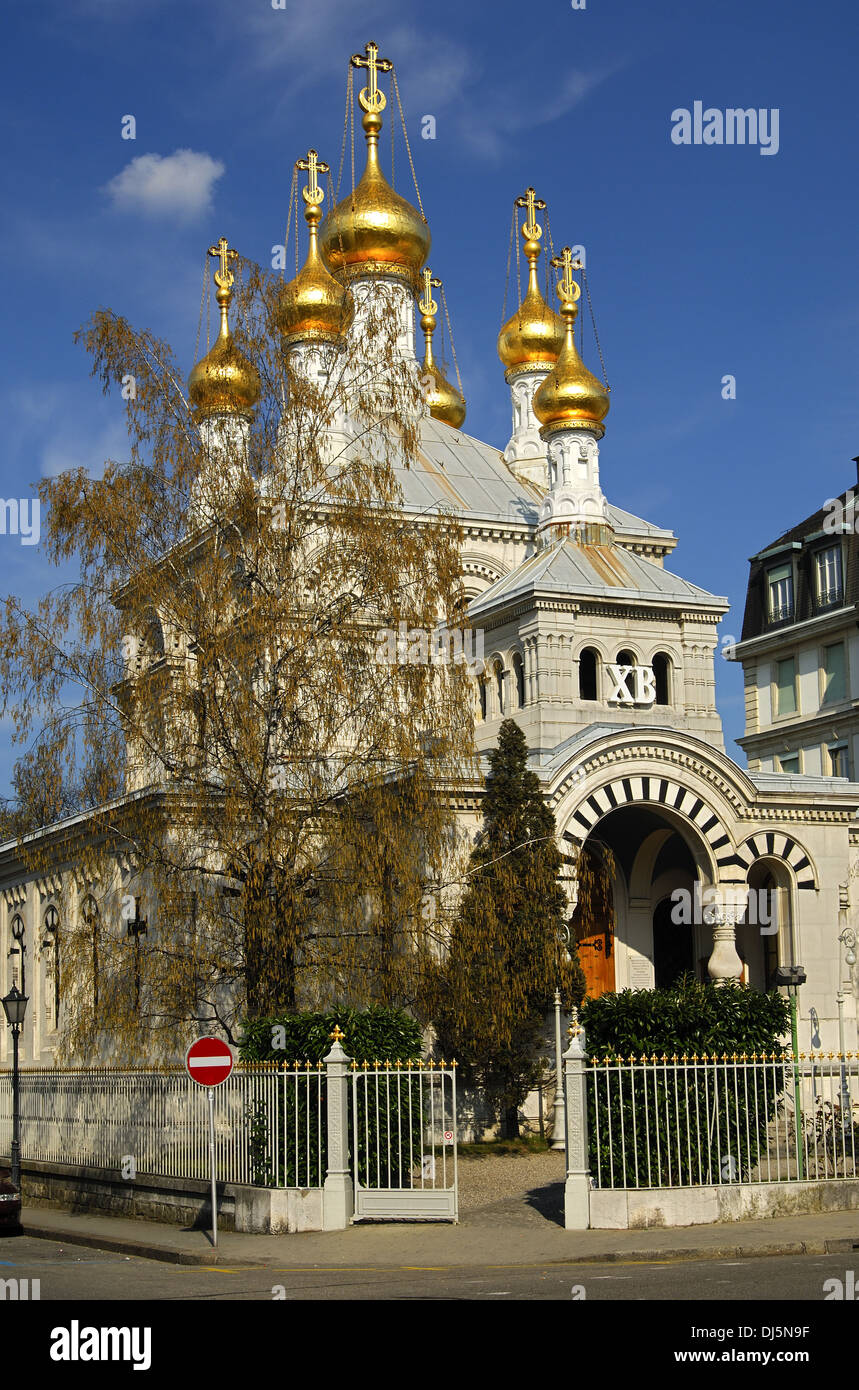 Église de Genève Banque D'Images