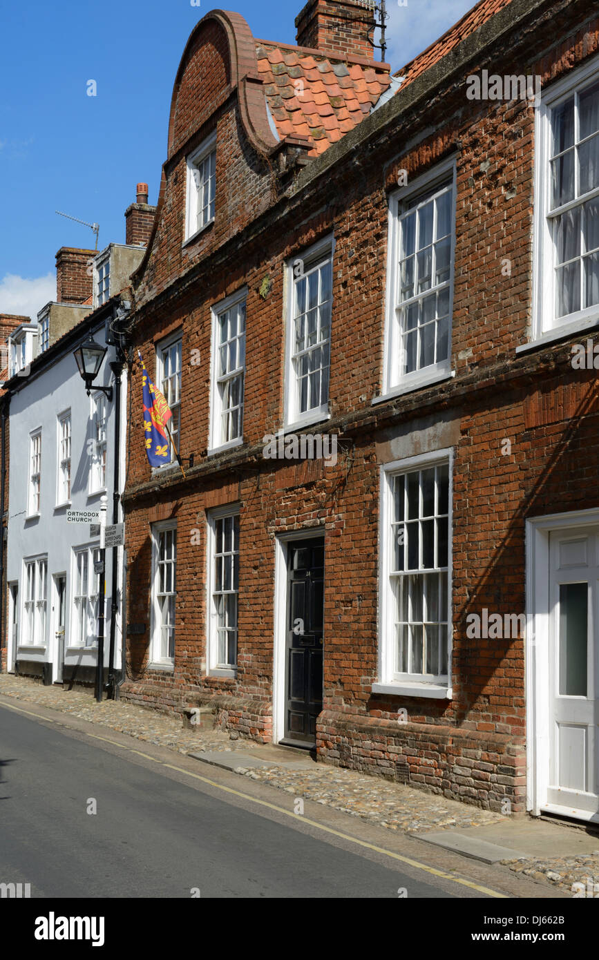 High Street, Little Walsingham, Norfolk, Angleterre, Royaume-Uni, Europe Banque D'Images