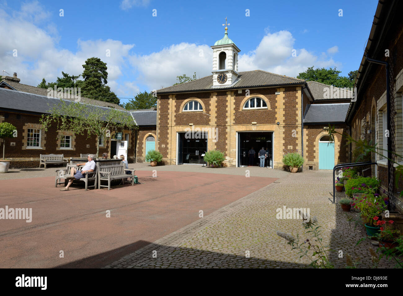 Le logement stable block, Sandringham House Museum, Sandringham Estate, Norfolk, Angleterre, Royaume-Uni, UK, Europe Banque D'Images