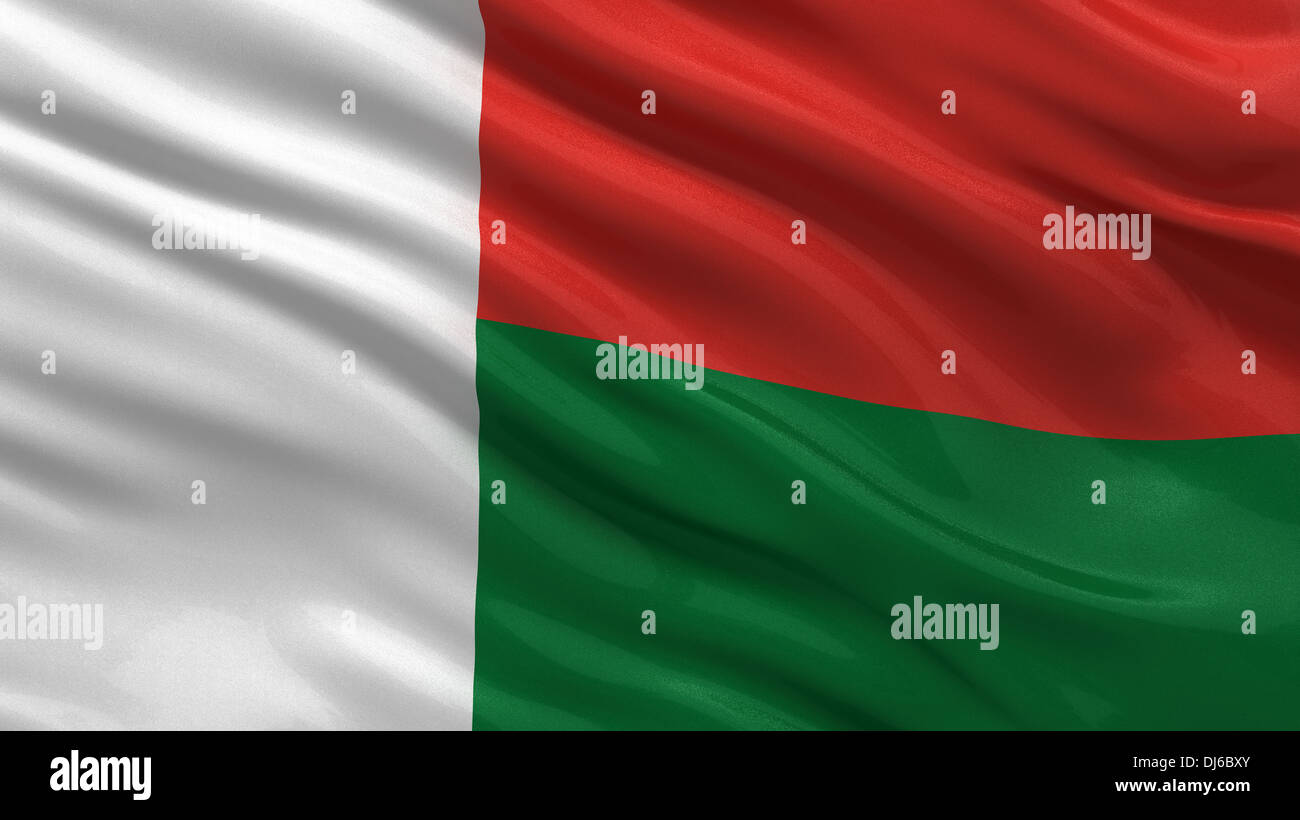 Pavillon de Madagascar Banque D'Images