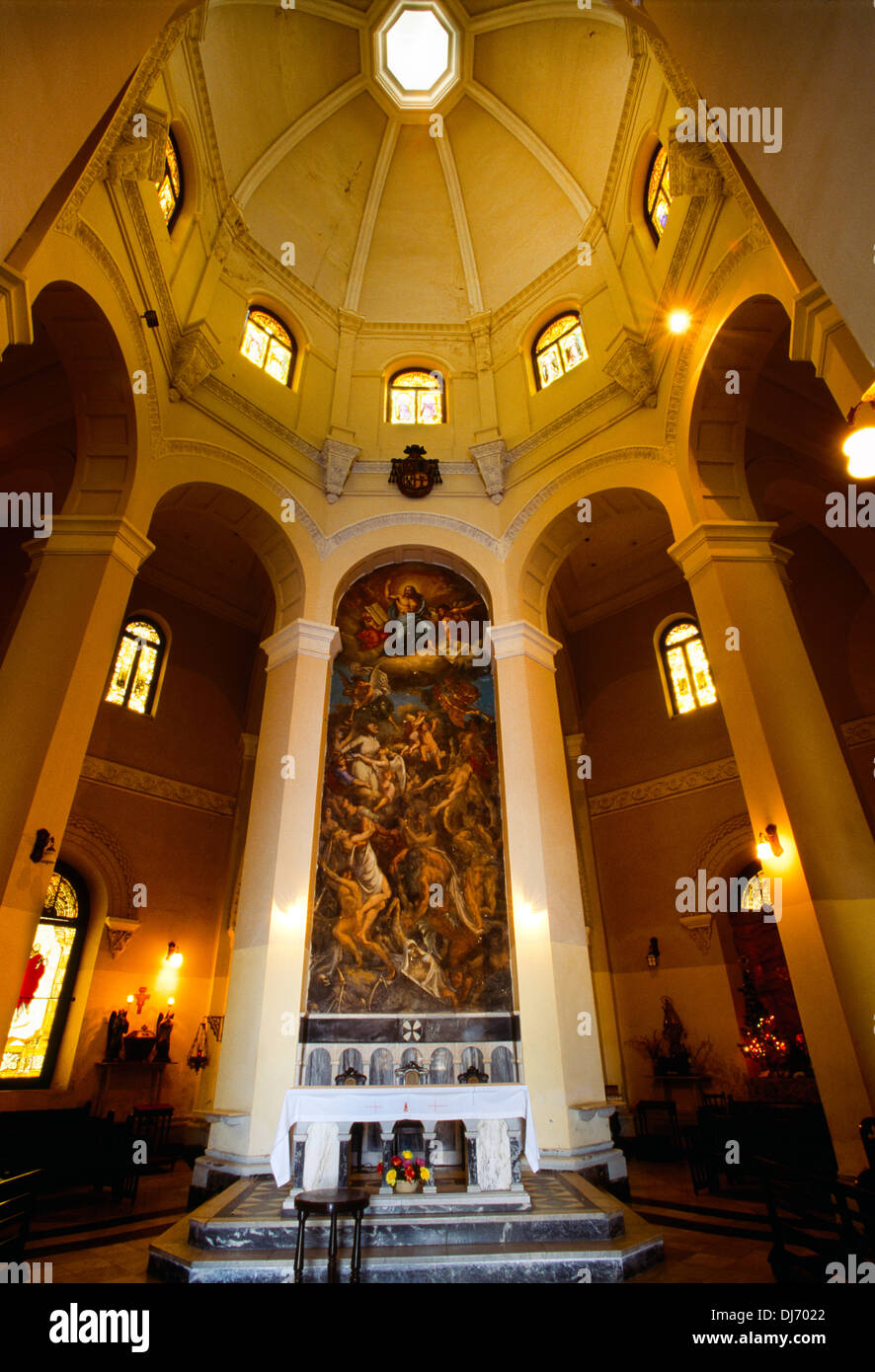nécropole côlon cristobal, intérieur de la chapelle, vedado, cuba Banque D'Images