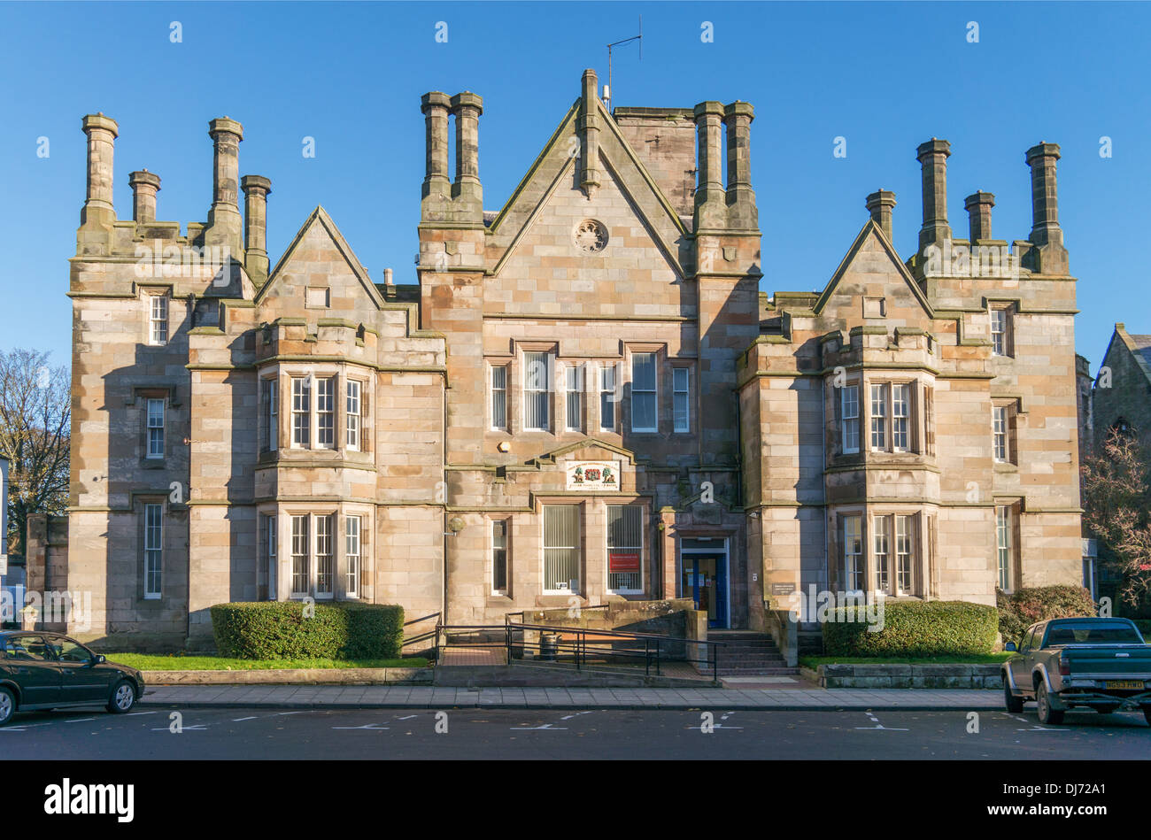 Les bureaux du conseil de Berwick upon Tweed, Northumberland Customer Information Center, England, UK Banque D'Images