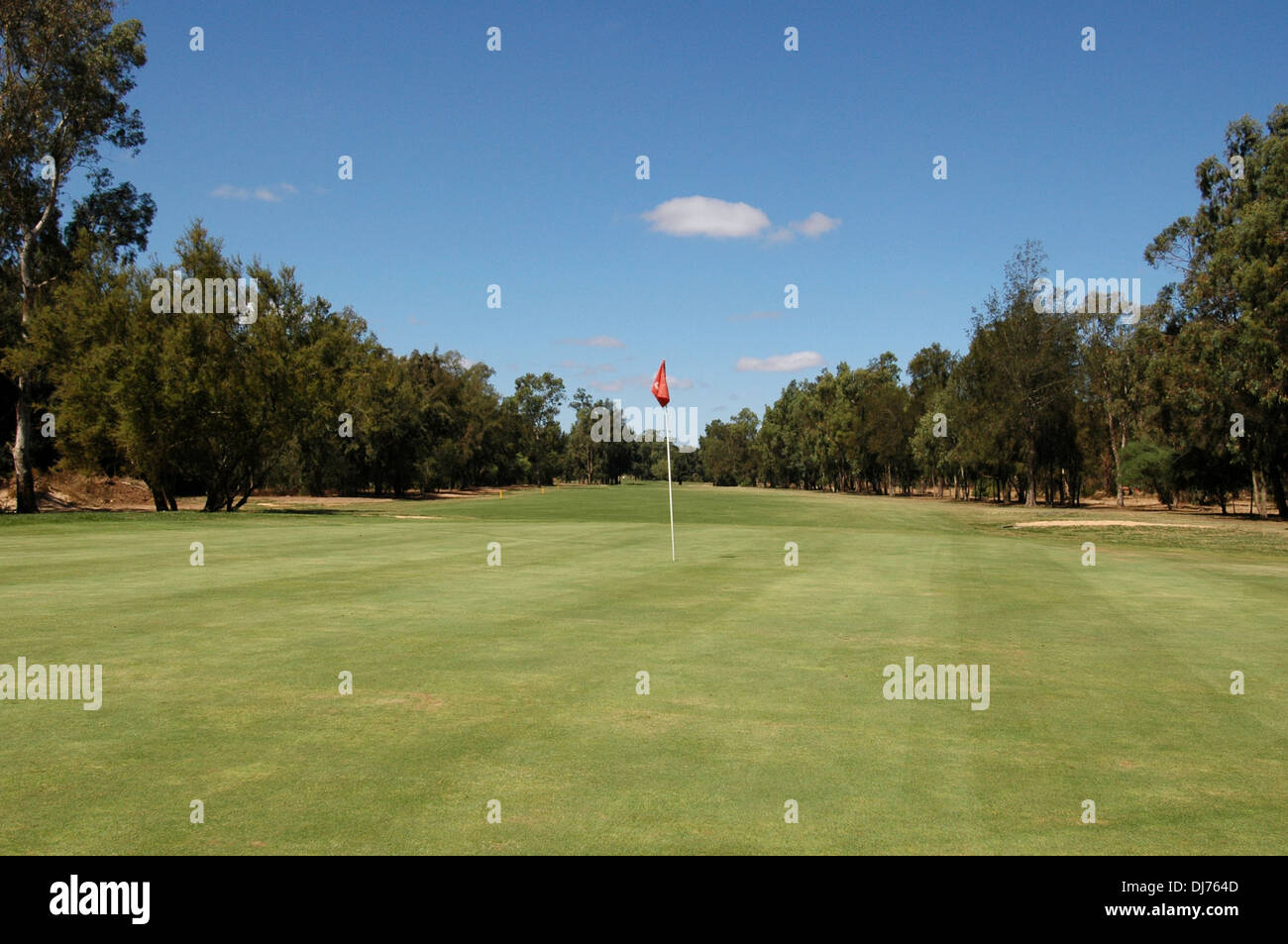 Vue sur le luxueux penina golf en Algarve Alvor Village dans la région la plus méridionale du Portugal Banque D'Images