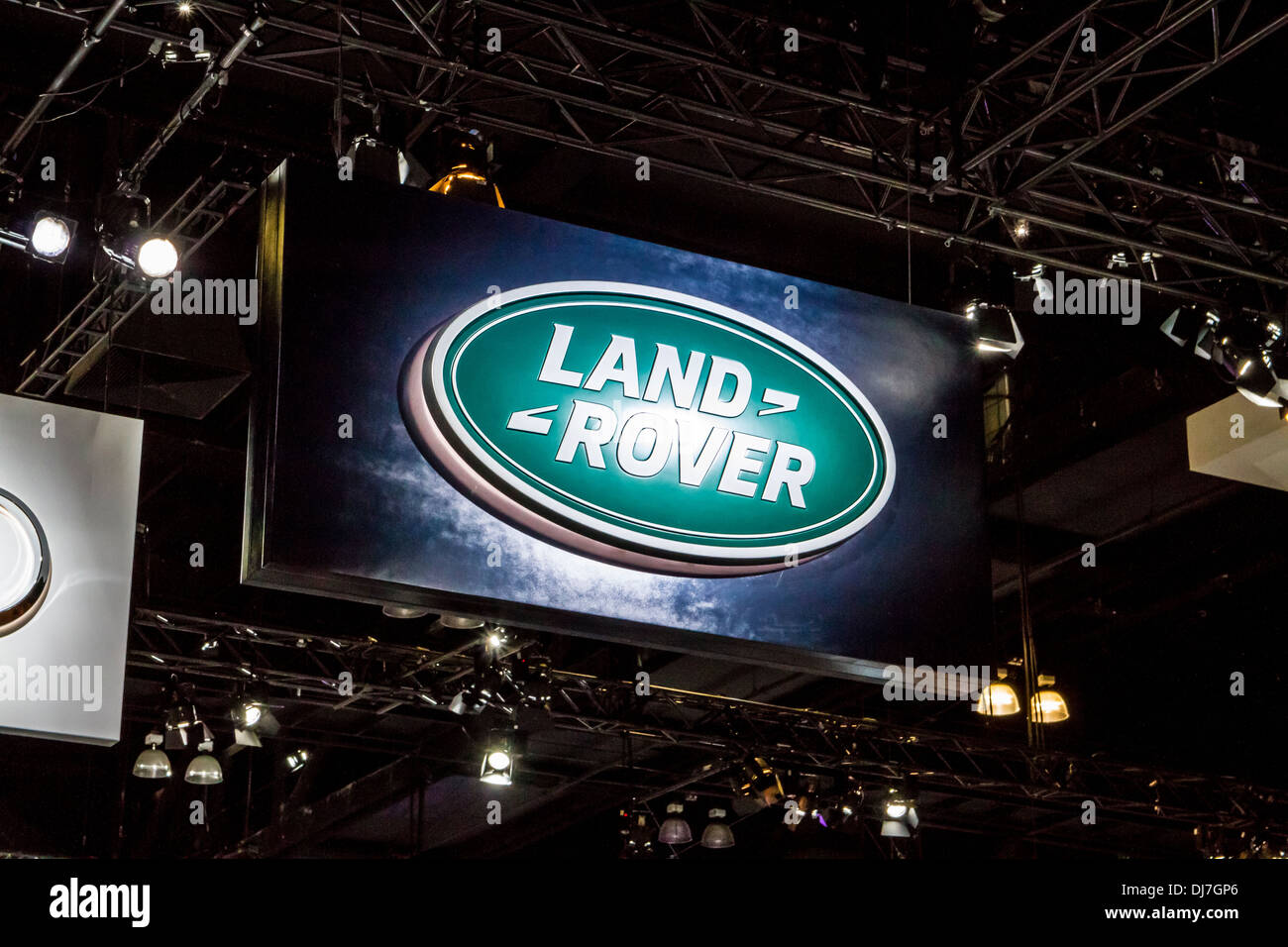 Logo de Land Rover Banque D'Images